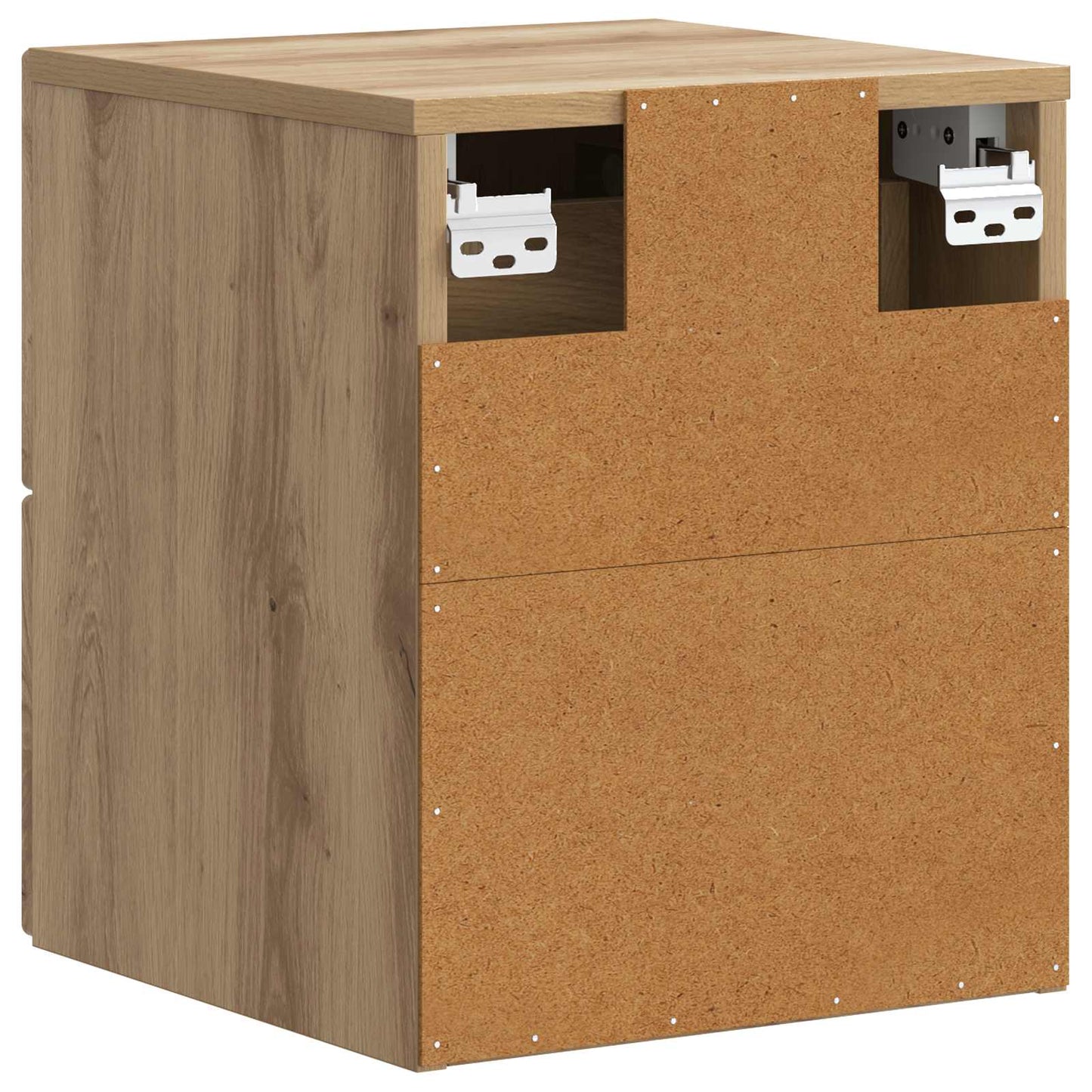 Wandbeugel Bedkast met lade Artisanaal eiken 33 x 34,5 x 40 cm is nu te koop bij PeponiXL, paradijselijk wonen!