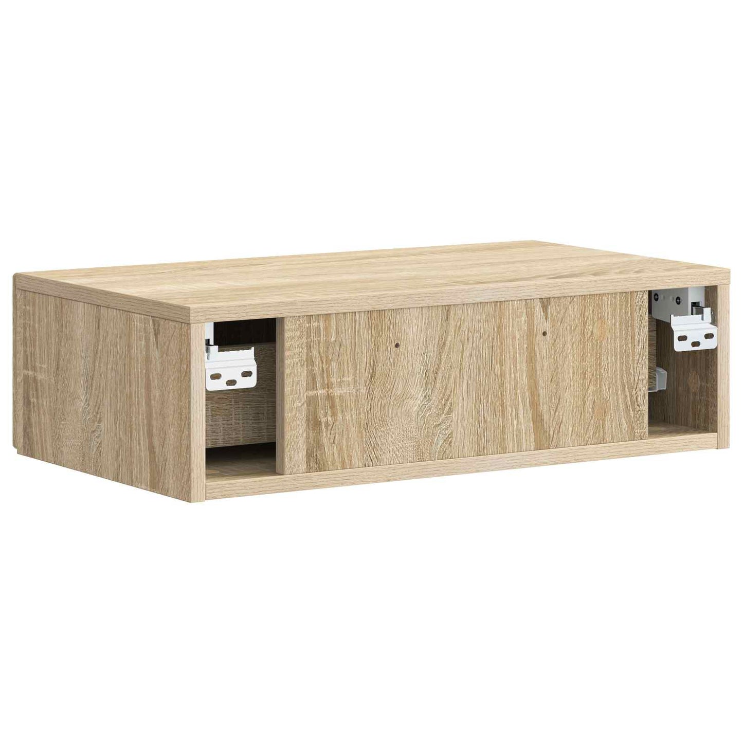 Wandmontage Zijtafel Sonoma Eiken 59 x 34,5 x 17 cm is nu te koop bij PeponiXL, paradijselijk wonen!