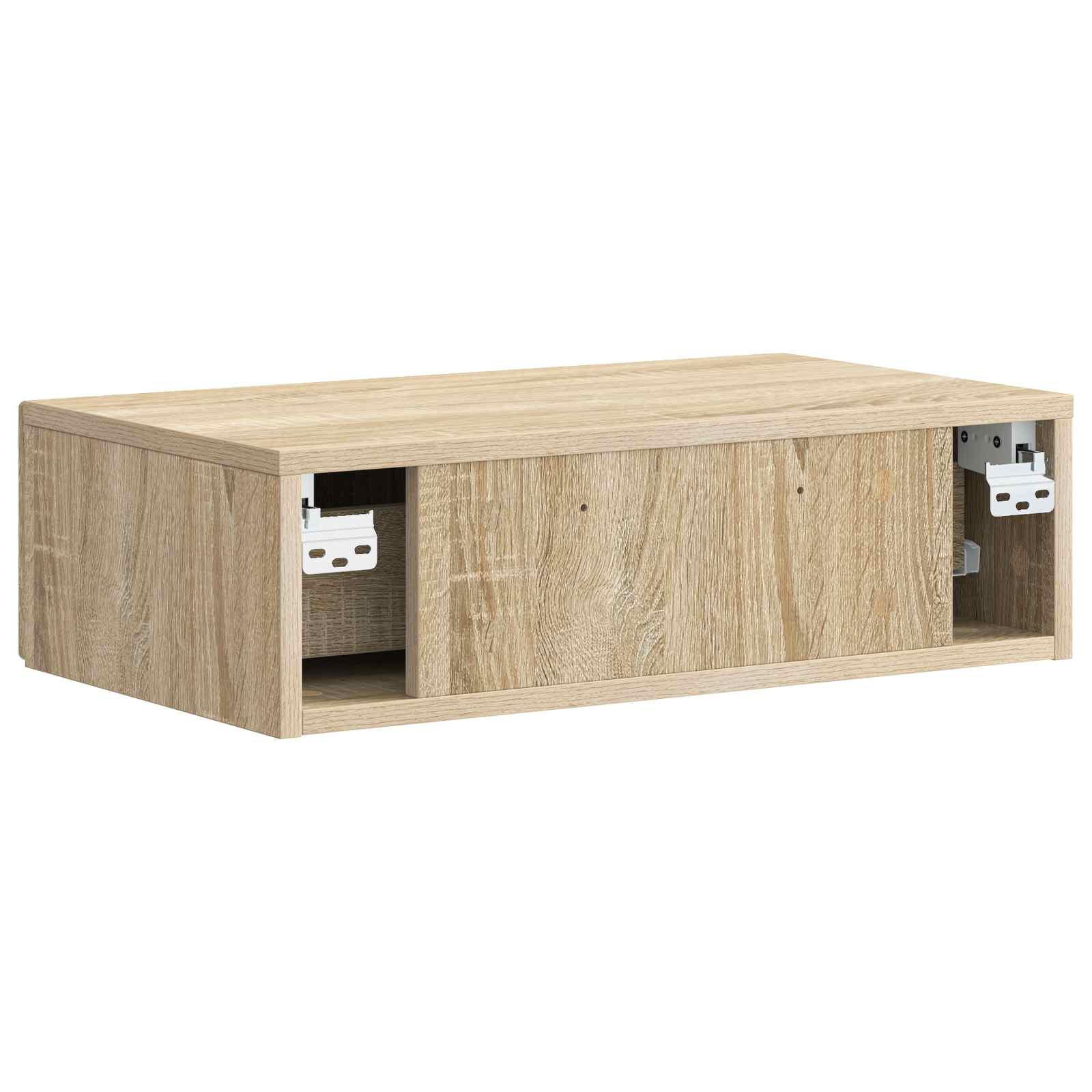 Wandmontage Zijtafel Sonoma Eiken 59 x 34,5 x 17 cm is nu te koop bij PeponiXL, paradijselijk wonen!
