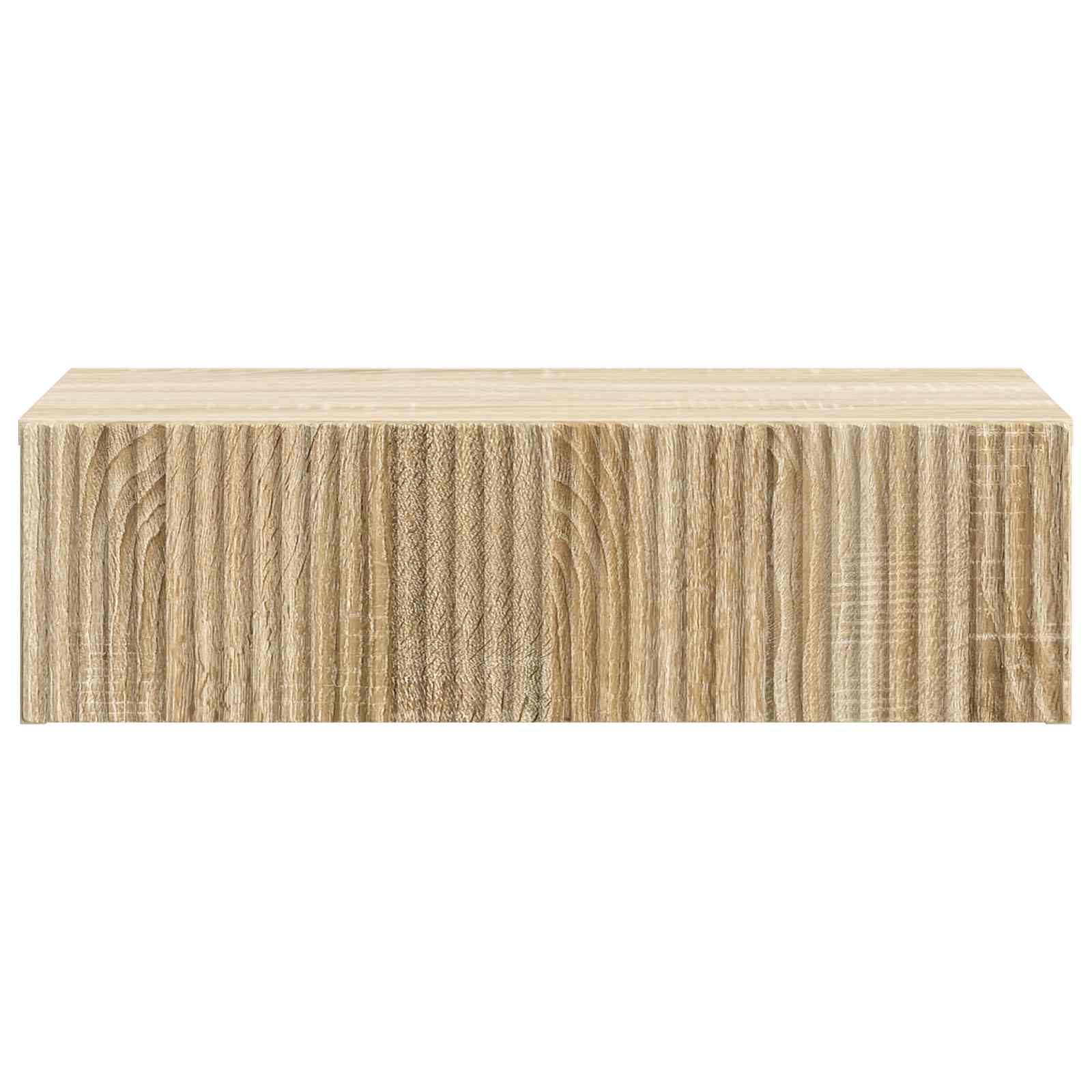 Wandmontage Zijtafel Sonoma Eiken 59 x 34,5 x 17 cm is nu te koop bij PeponiXL, paradijselijk wonen!
