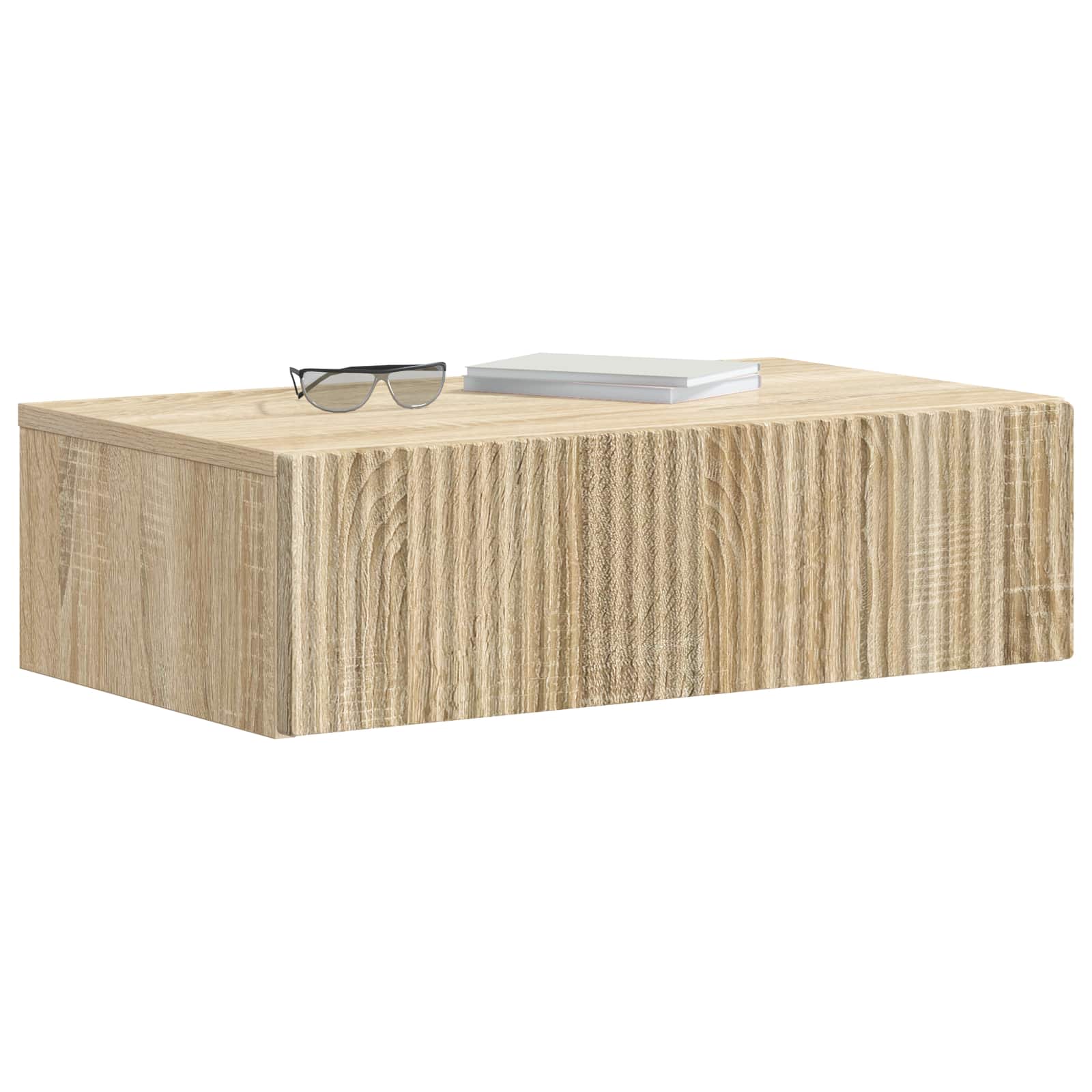 Wandmontage Zijtafel Sonoma Eiken 59 x 34,5 x 17 cm is nu te koop bij PeponiXL, paradijselijk wonen!