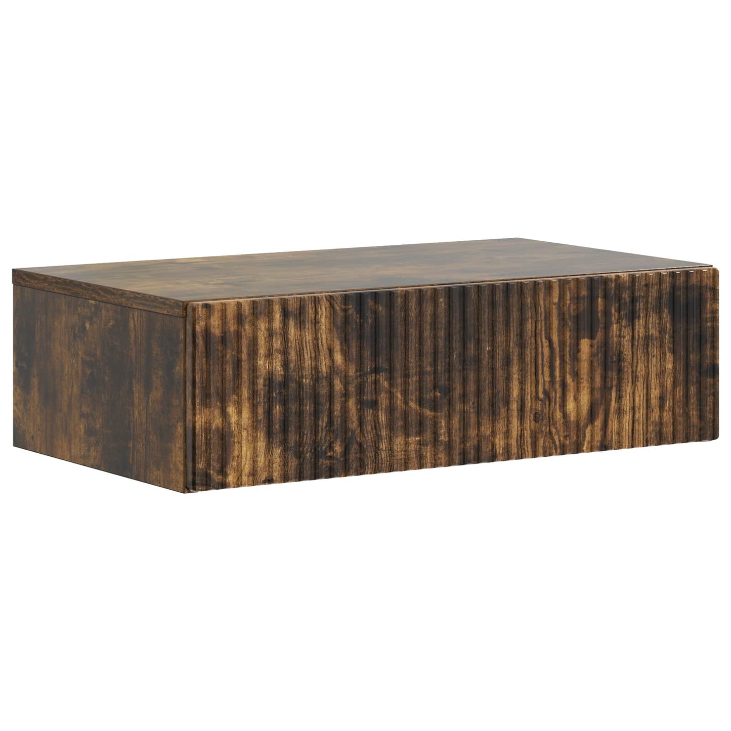 Wandmontage Zijtafel Gerookt eiken 59 x 34,5 x 17 cm is nu te koop bij PeponiXL, paradijselijk wonen!