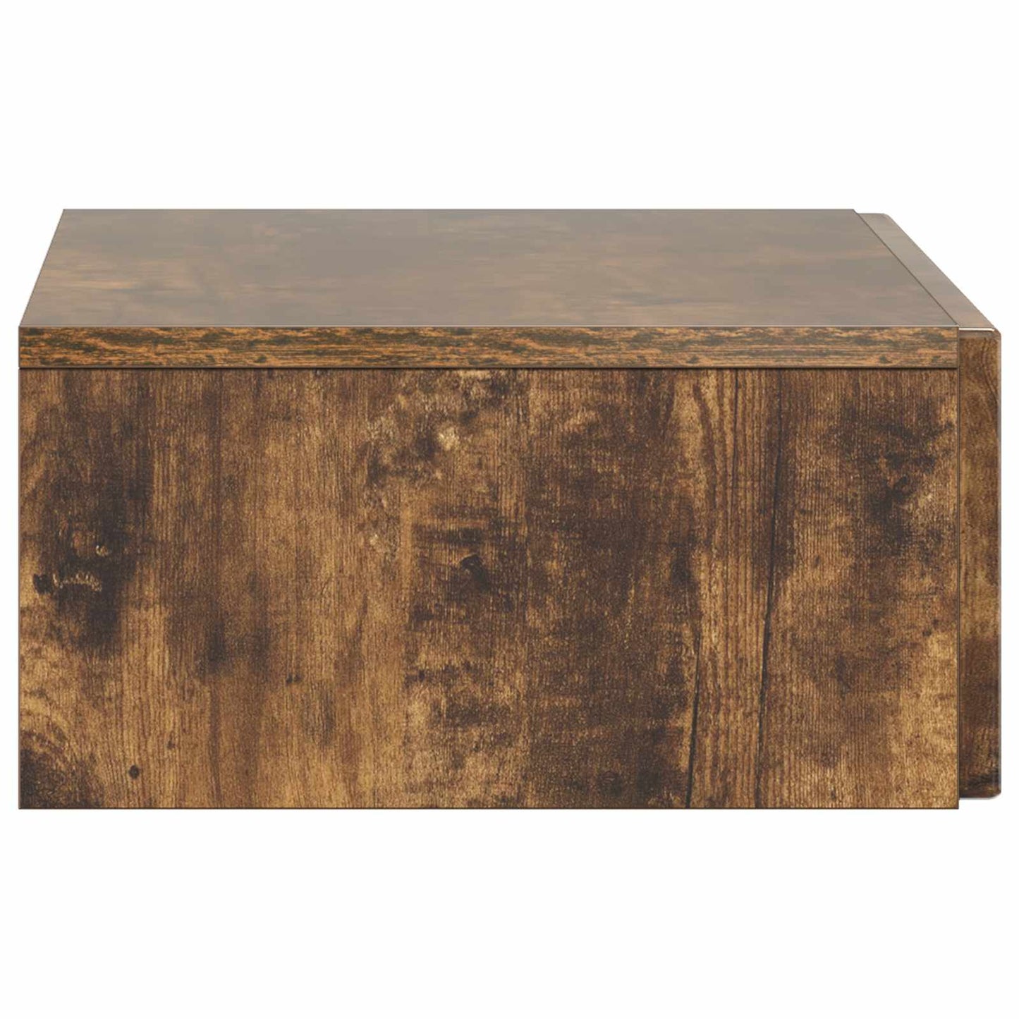 Wandmontage Zijtafel Gerookt eiken 59 x 34,5 x 17 cm is nu te koop bij PeponiXL, paradijselijk wonen!