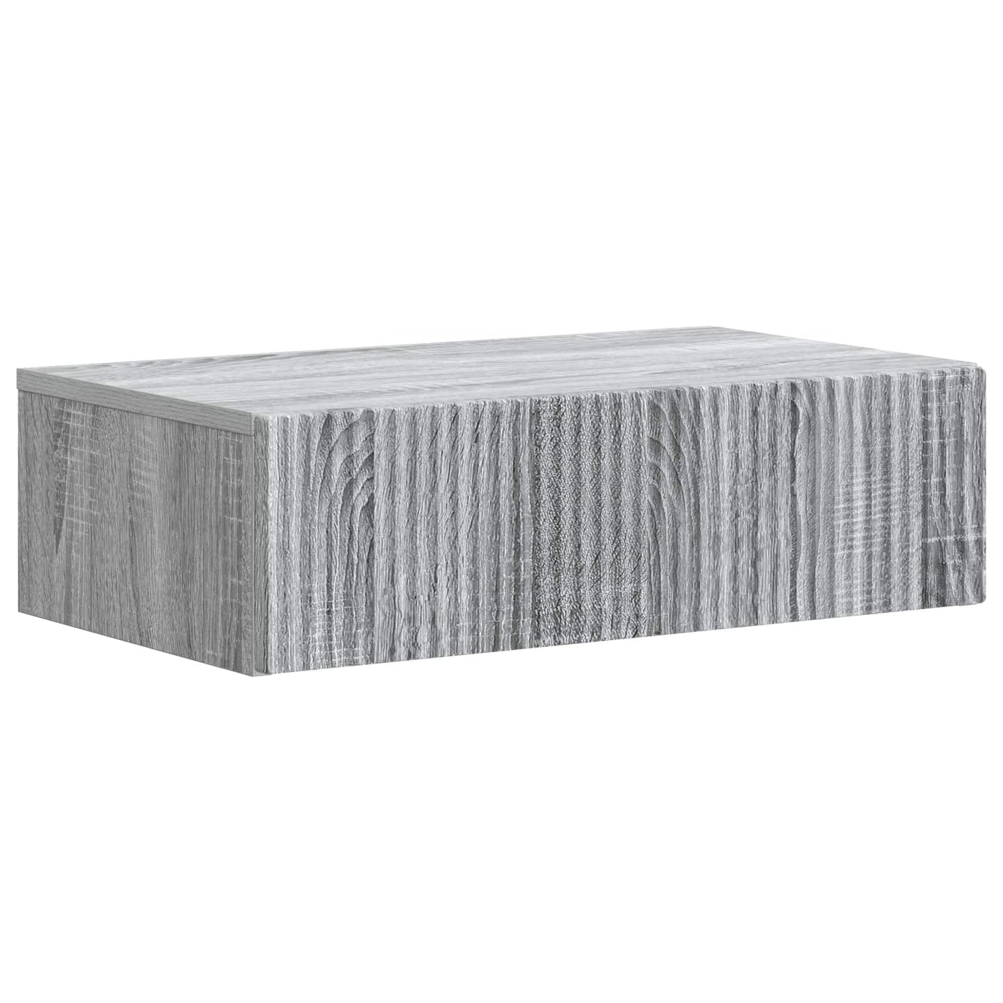 Wandmontage Zijtafel Grijs sonoma 59 x 34,5 x 17 cm is nu te koop bij PeponiXL, paradijselijk wonen!