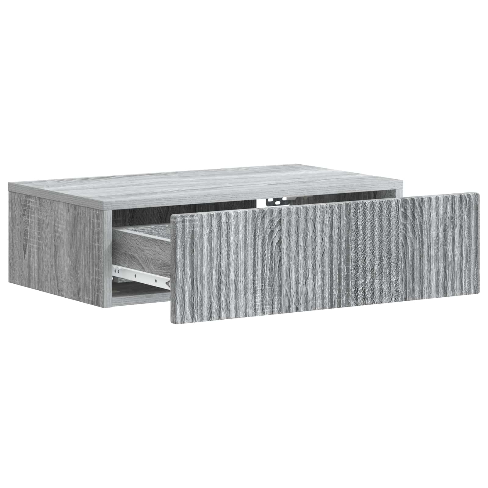 Wandmontage Zijtafel Grijs sonoma 59 x 34,5 x 17 cm is nu te koop bij PeponiXL, paradijselijk wonen!