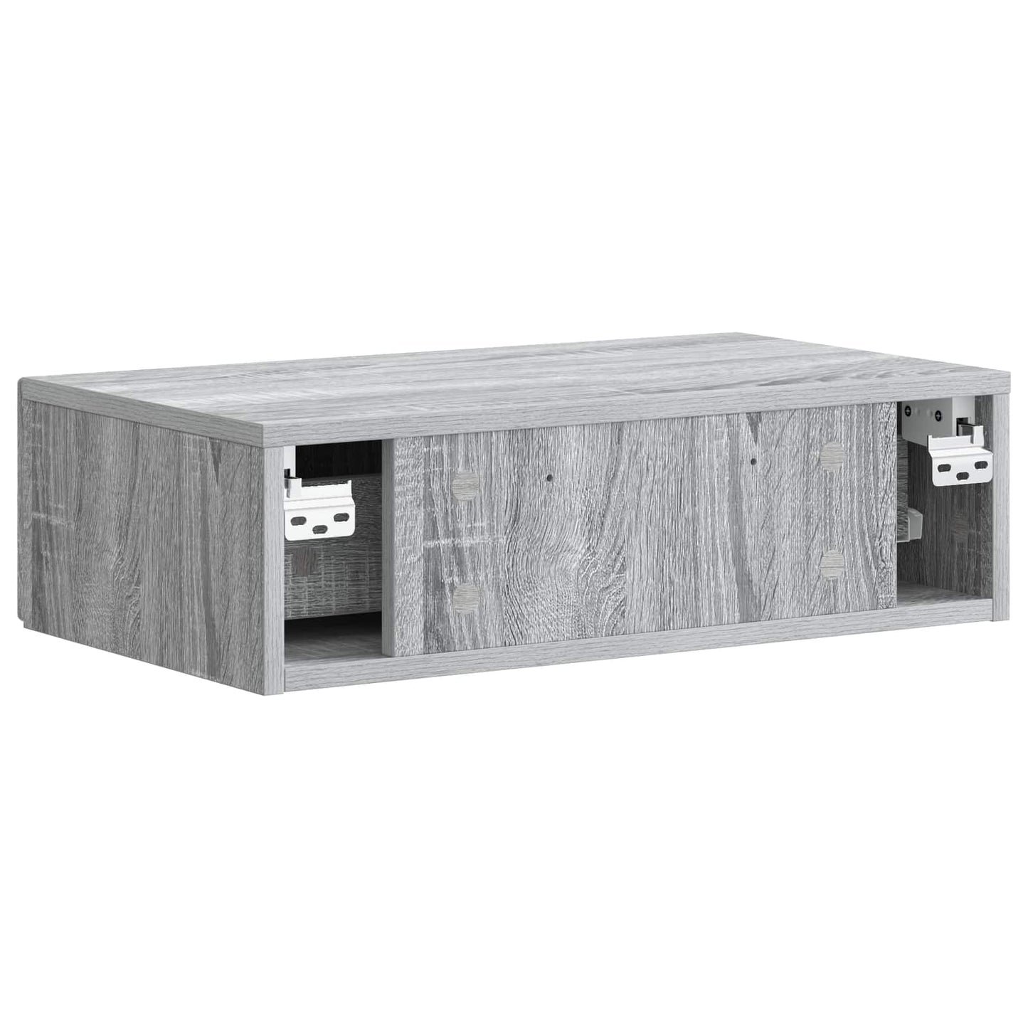 Wandmontage Zijtafel Grijs sonoma 59 x 34,5 x 17 cm is nu te koop bij PeponiXL, paradijselijk wonen!