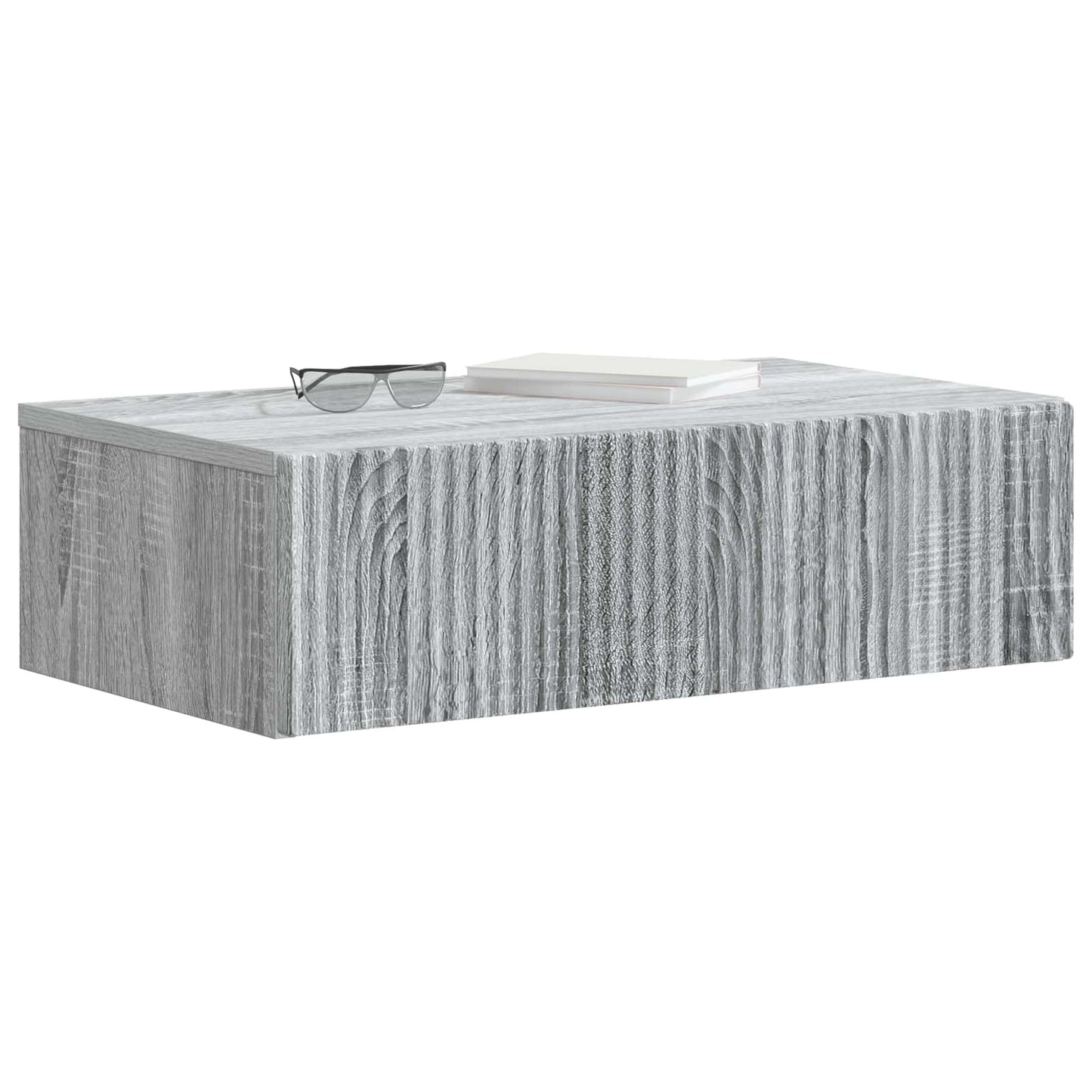 Wandmontage Zijtafel Grijs sonoma 59 x 34,5 x 17 cm is nu te koop bij PeponiXL, paradijselijk wonen!