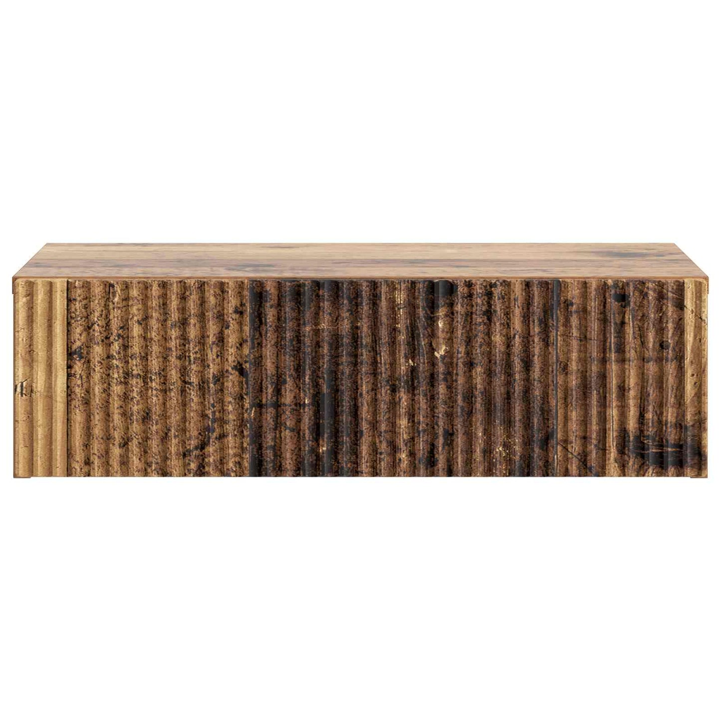 Wandmontage Zijtafel Oud hout 59 x 34,5 x 17 cm Bewerkt hout is nu te koop bij PeponiXL, paradijselijk wonen!
