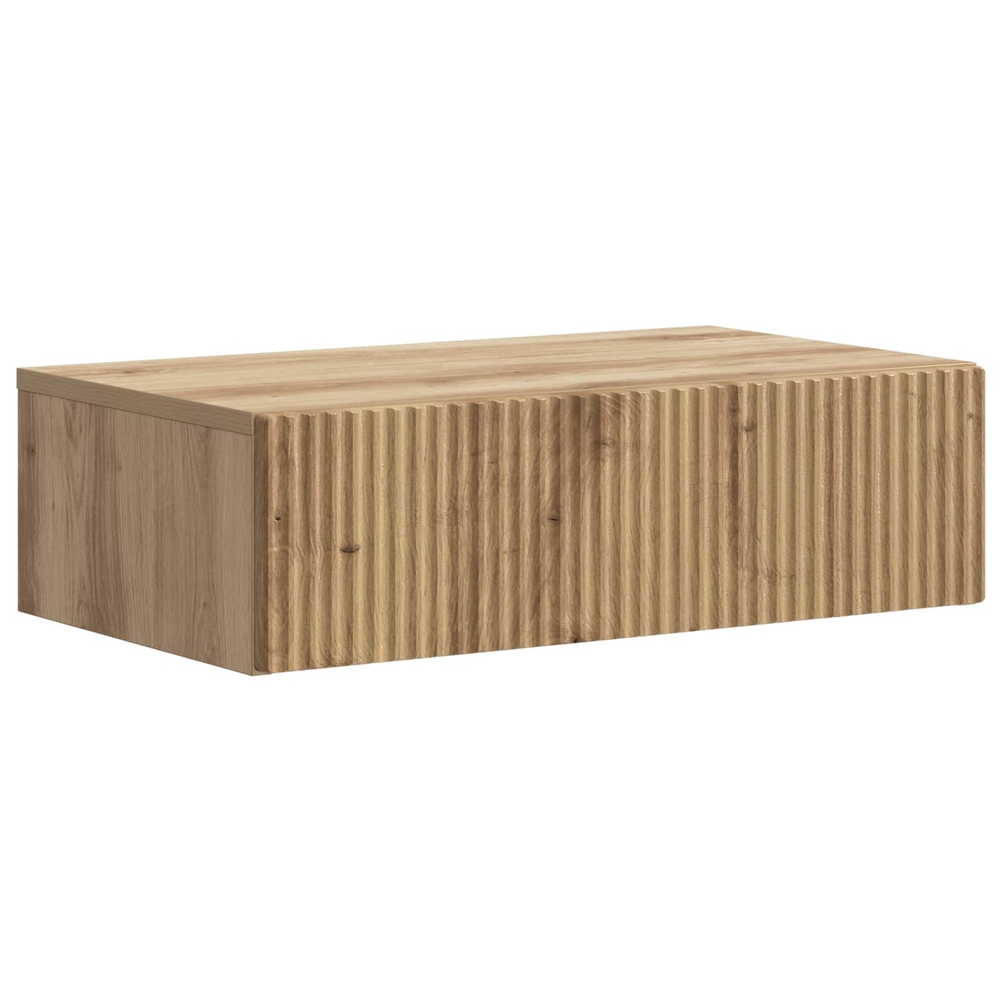 Wandmontage Zijtafel Artisanaal eiken 59 x 34,5 x 17 cm is nu te koop bij PeponiXL, paradijselijk wonen!