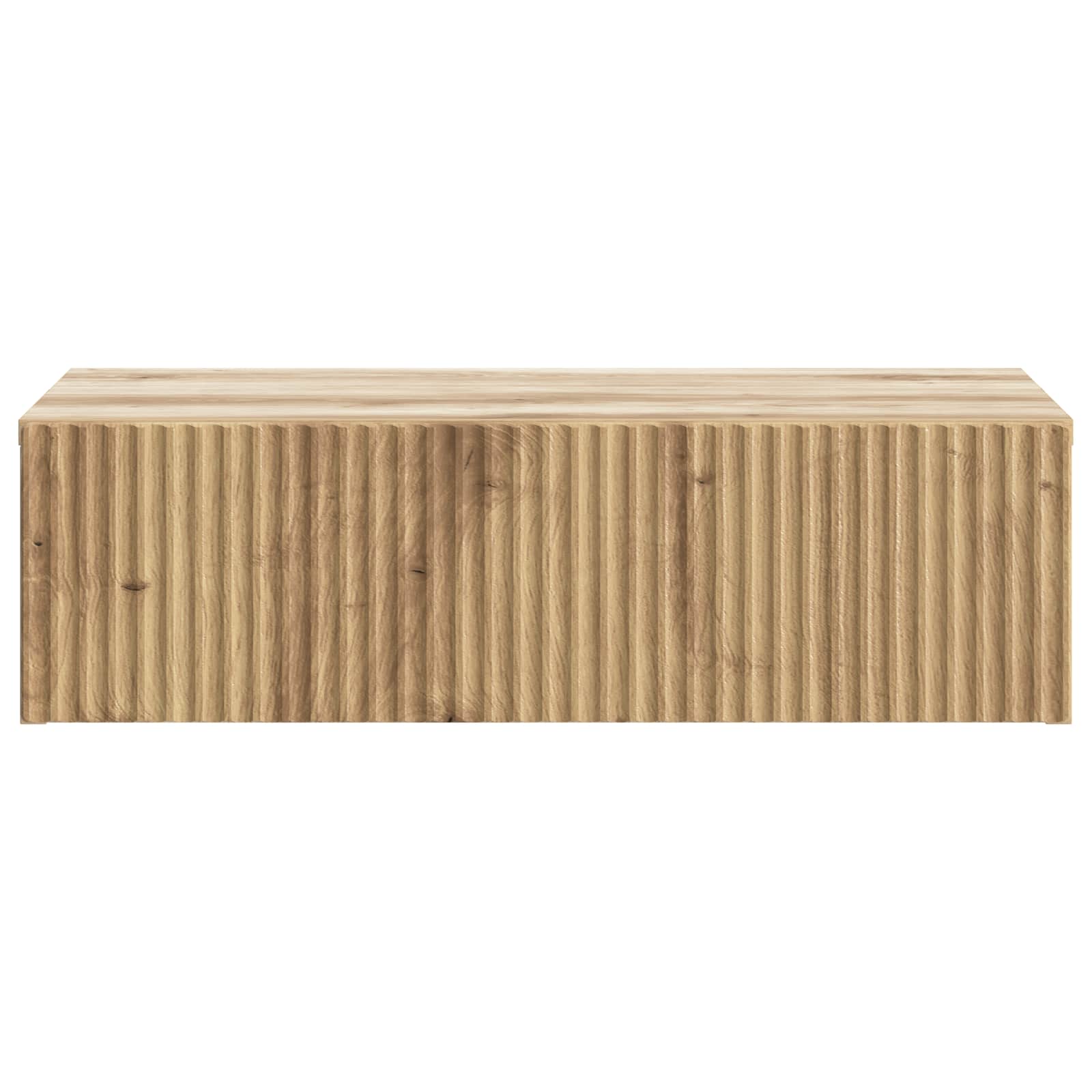 Wandmontage Zijtafel Artisanaal eiken 59 x 34,5 x 17 cm is nu te koop bij PeponiXL, paradijselijk wonen!
