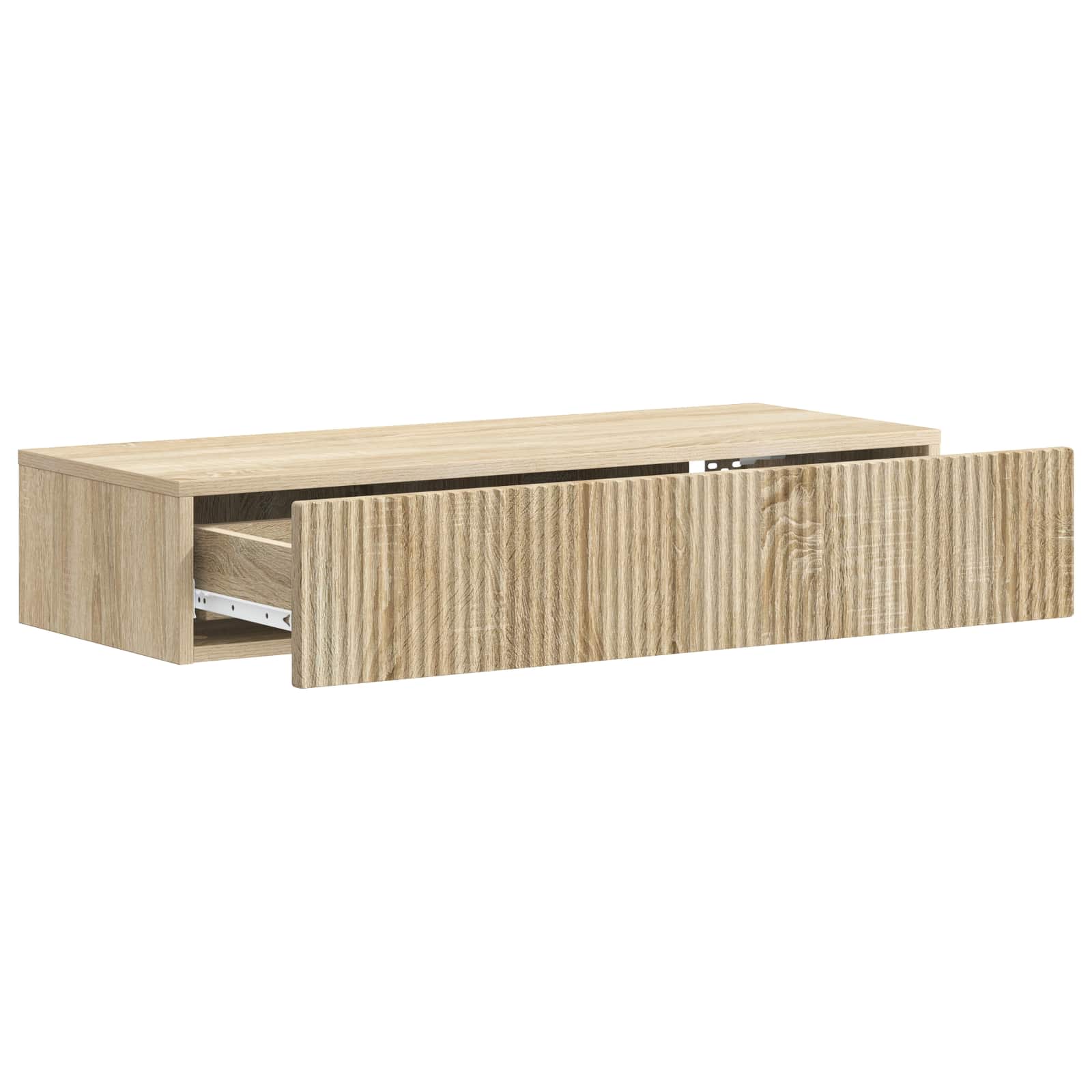 Wandmontage Zijtafel Sonoma Eiken 87,5 x 34,5 x 17 cm is nu te koop bij PeponiXL, paradijselijk wonen!