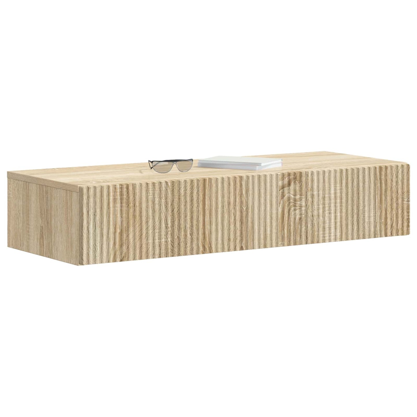 Wandmontage Zijtafel Sonoma Eiken 87,5 x 34,5 x 17 cm is nu te koop bij PeponiXL, paradijselijk wonen!