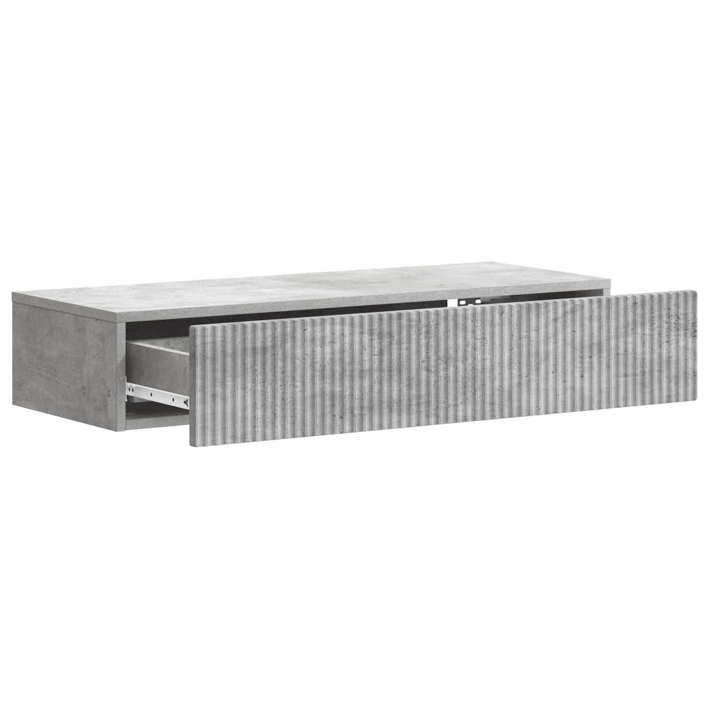 Wandmontage Zijtafel Betongrijs 87,5 x 34,5 x 17 cm is nu te koop bij PeponiXL, paradijselijk wonen!