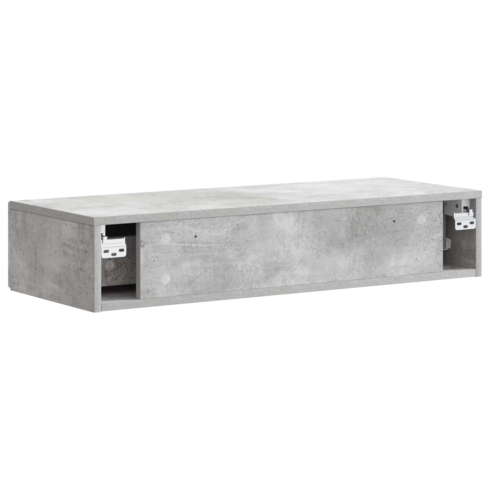 Wandmontage Zijtafel Betongrijs 87,5 x 34,5 x 17 cm is nu te koop bij PeponiXL, paradijselijk wonen!