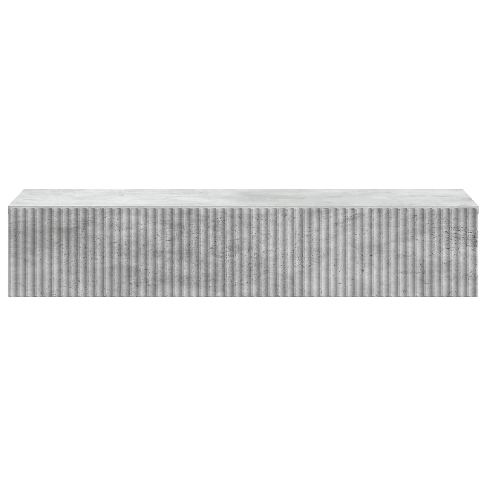 Wandmontage Zijtafel Betongrijs 87,5 x 34,5 x 17 cm is nu te koop bij PeponiXL, paradijselijk wonen!