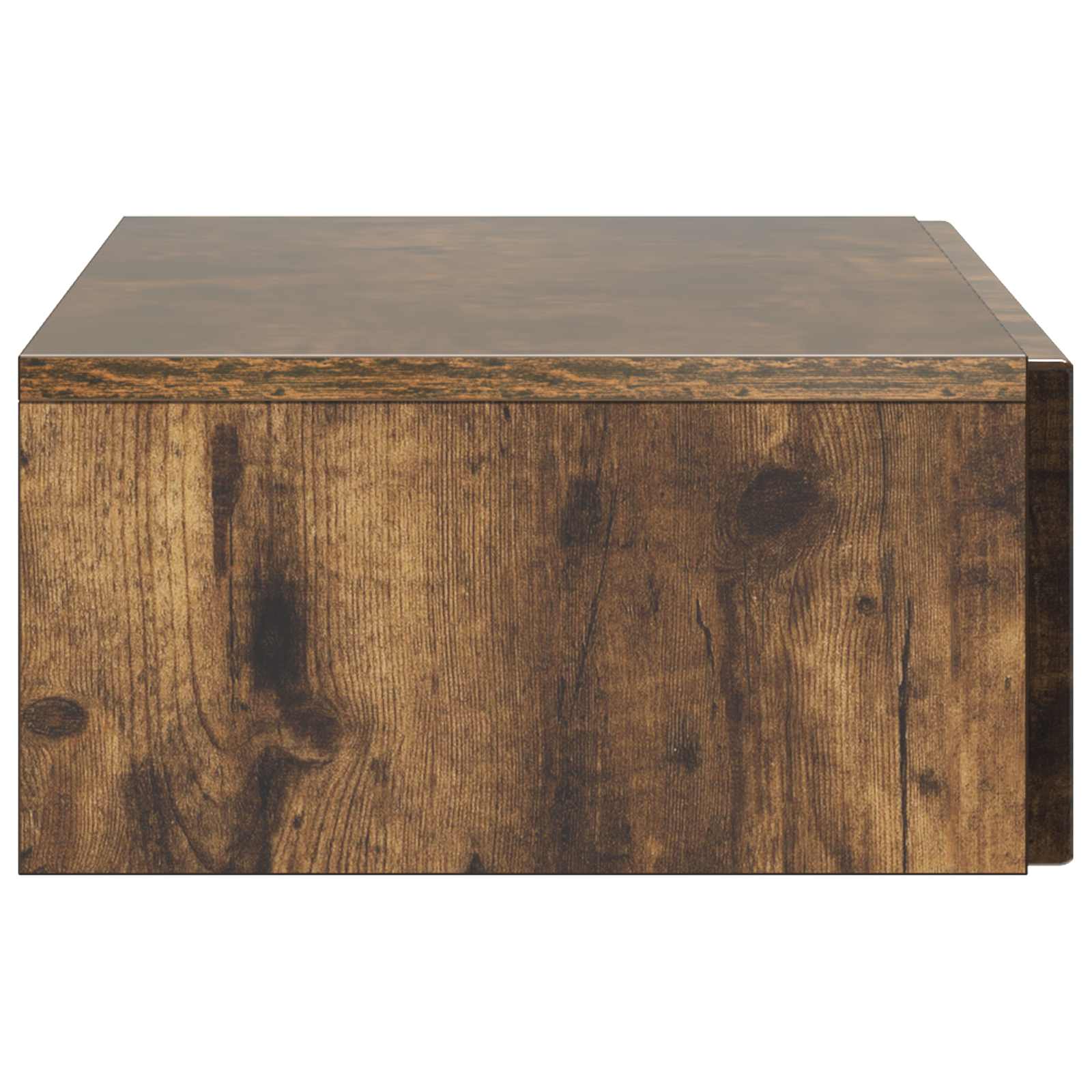 Wandmontage Zijtafel Gerookt eiken 87,5 x 34,5 x 17 cm is nu te koop bij PeponiXL, paradijselijk wonen!