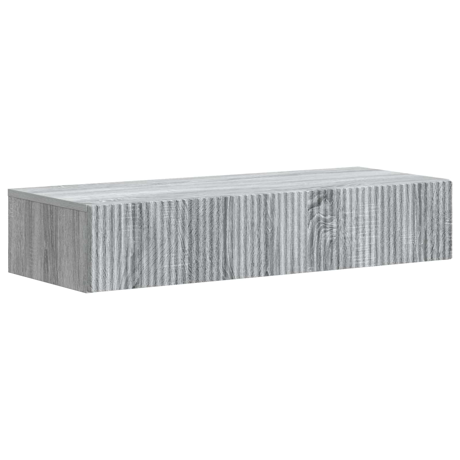 Wandmontage Zijtafel Grijs sonoma 87,5 x 34,5 x 17 cm is nu te koop bij PeponiXL, paradijselijk wonen!