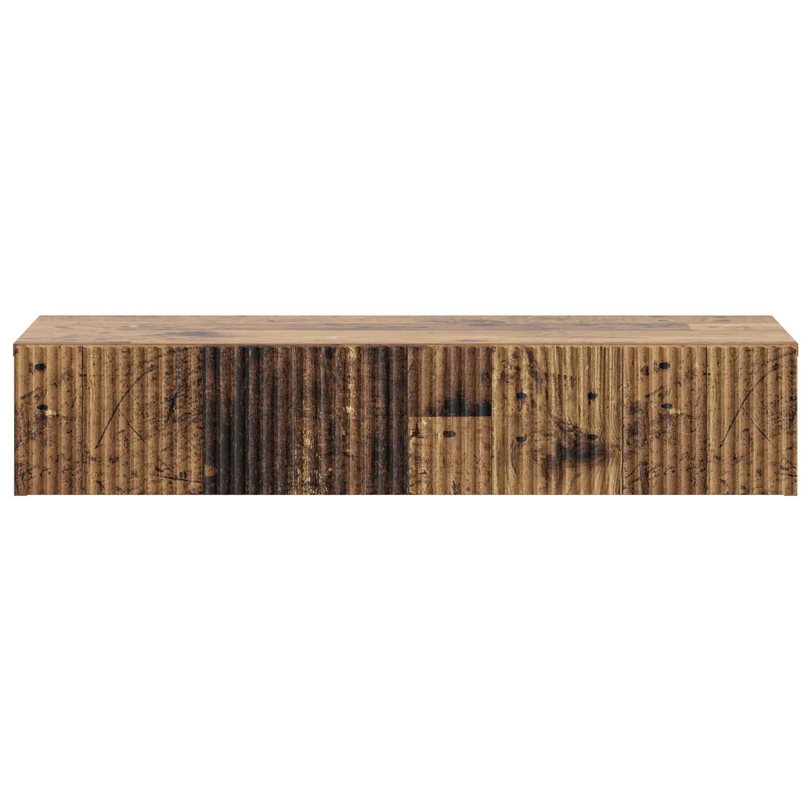 Wandmontage Zijtafel Oud hout 87,5 x 34,5 x 17 cm Bewerkt hout is nu te koop bij PeponiXL, paradijselijk wonen!