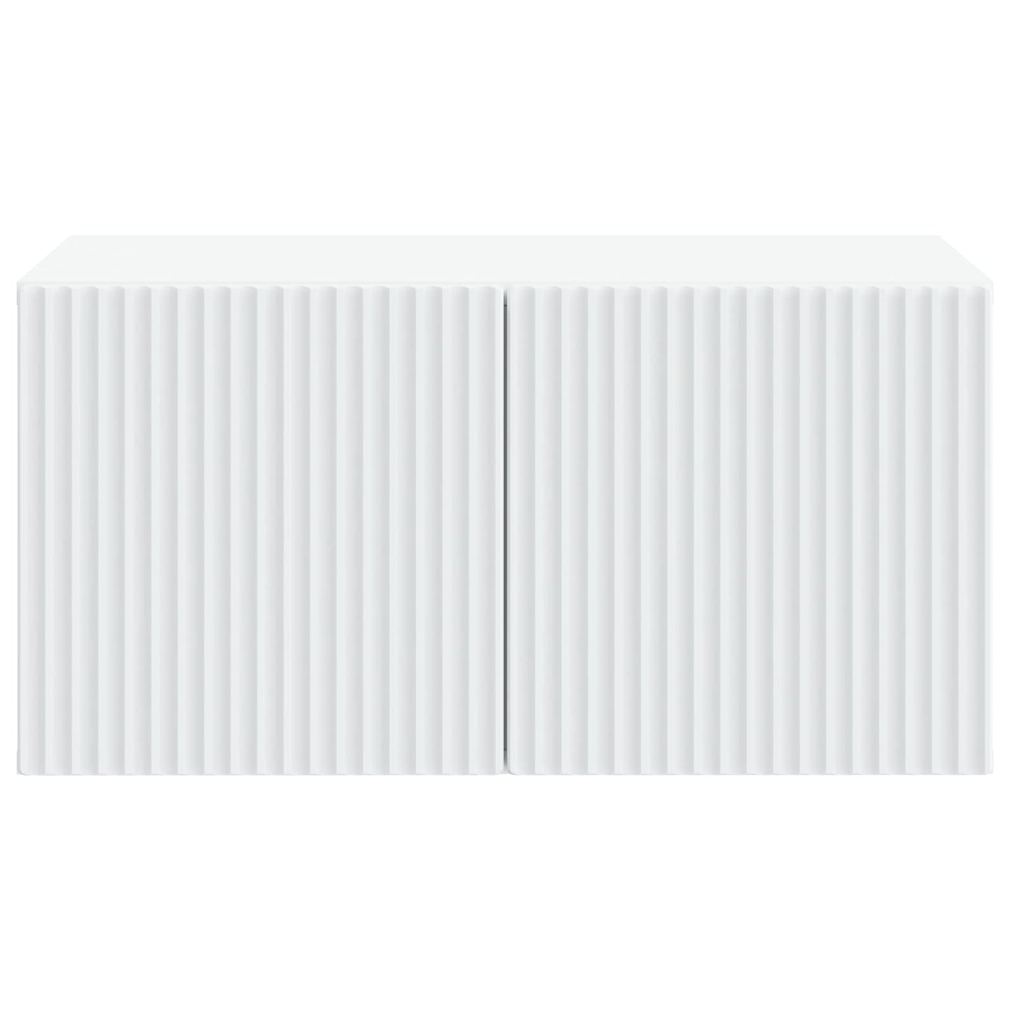 Wandbeugel TV-kast Wit 59,5 x 41 x 30 cm Bewerkt hout is nu te koop bij PeponiXL, paradijselijk wonen!