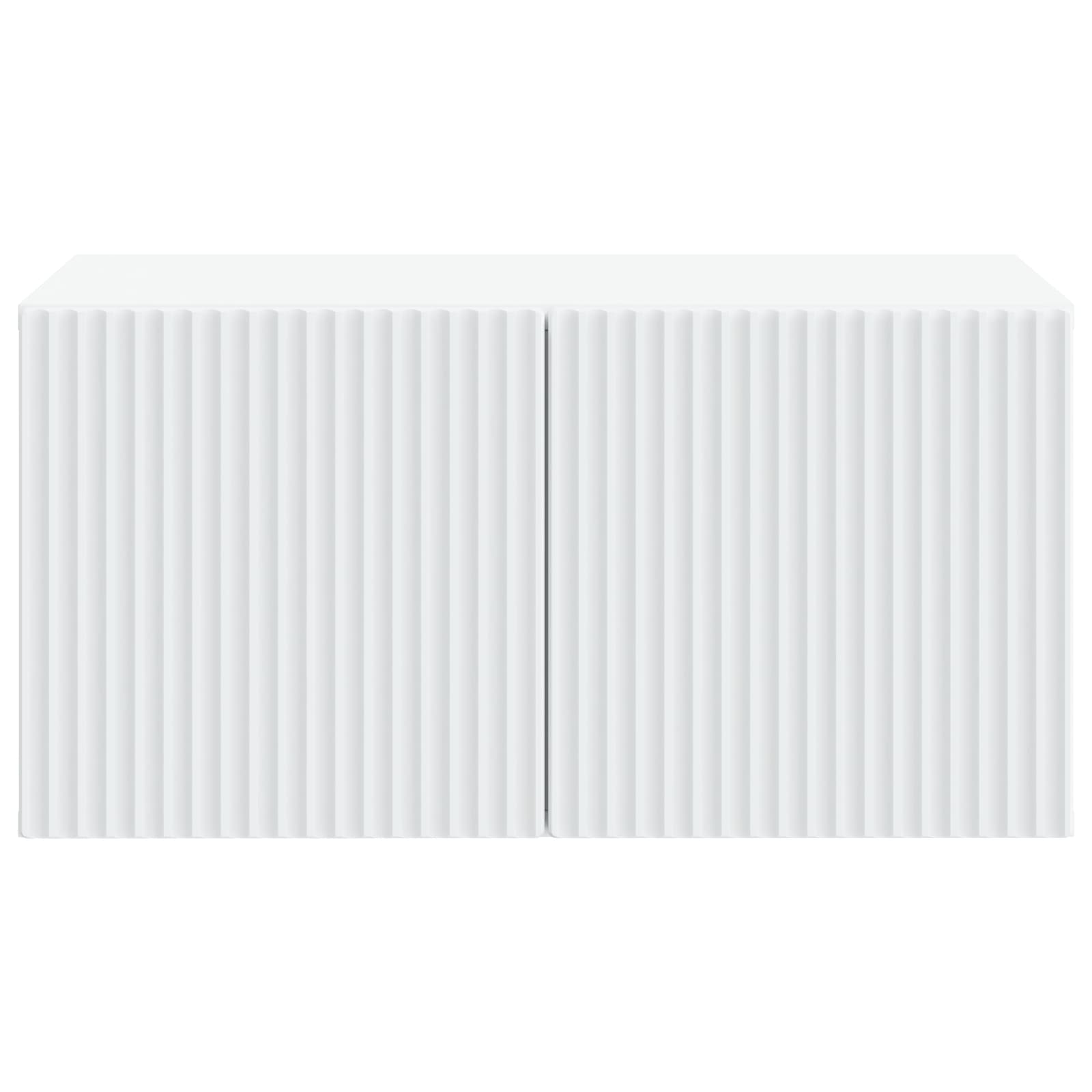 Wandbeugel TV-kast Wit 59,5 x 41 x 30 cm Bewerkt hout is nu te koop bij PeponiXL, paradijselijk wonen!