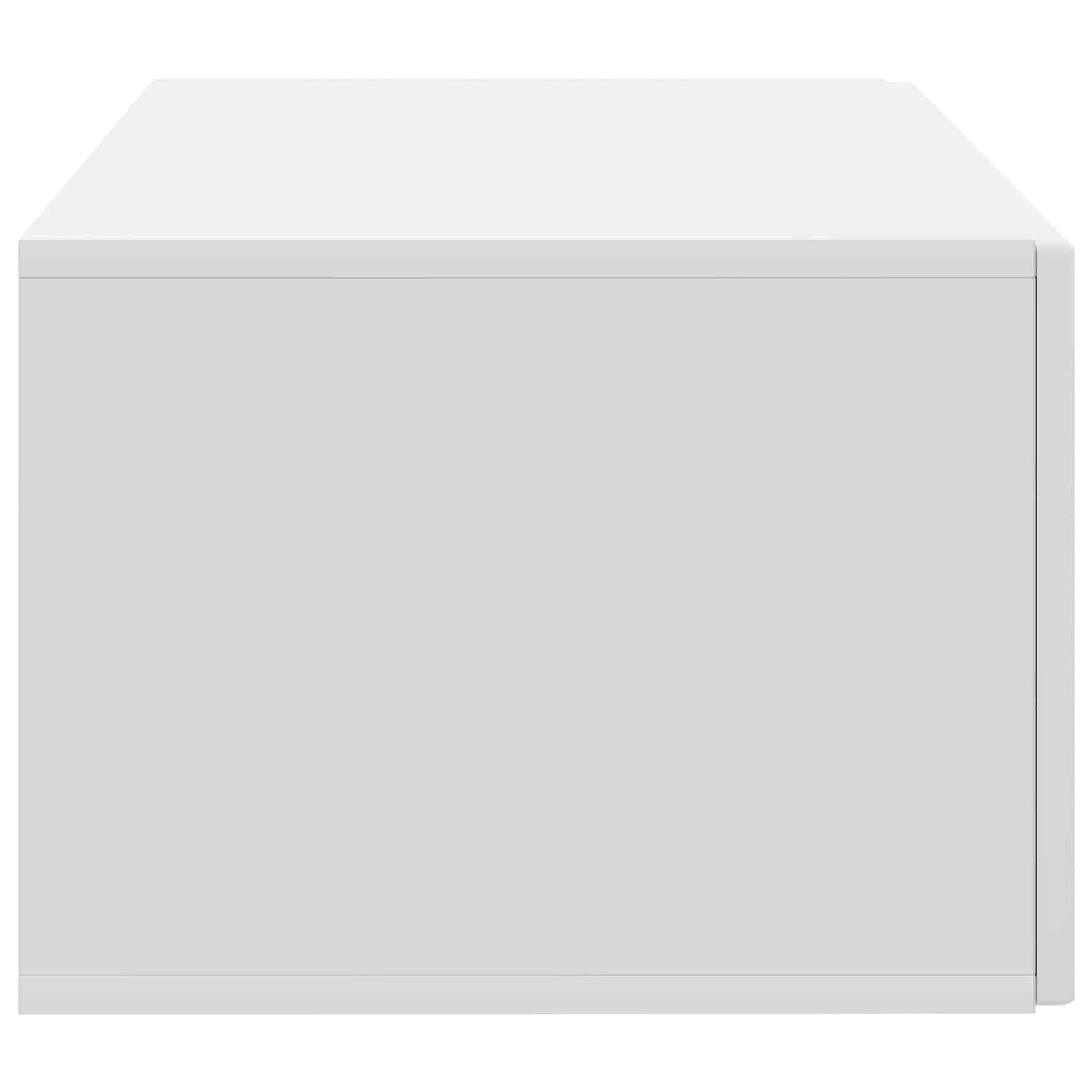 Wandbeugel TV-kast Wit 59,5 x 41 x 30 cm Bewerkt hout is nu te koop bij PeponiXL, paradijselijk wonen!