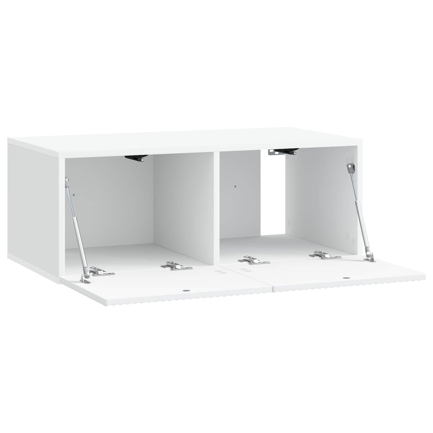 Wandbeugel TV-kast Wit 78,5 x 41 x 30 cm Bewerkt hout is nu te koop bij PeponiXL, paradijselijk wonen!
