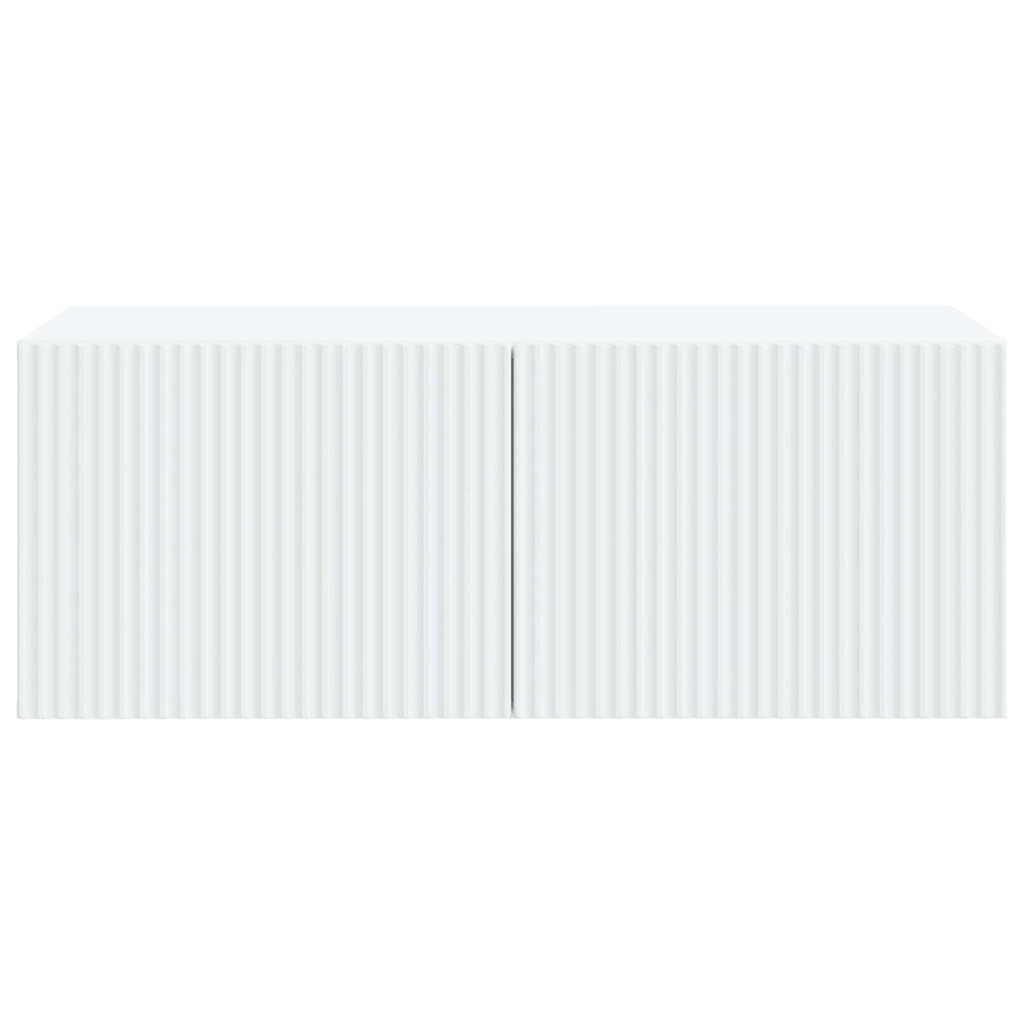 Wandbeugel TV-kast Wit 78,5 x 41 x 30 cm Bewerkt hout is nu te koop bij PeponiXL, paradijselijk wonen!