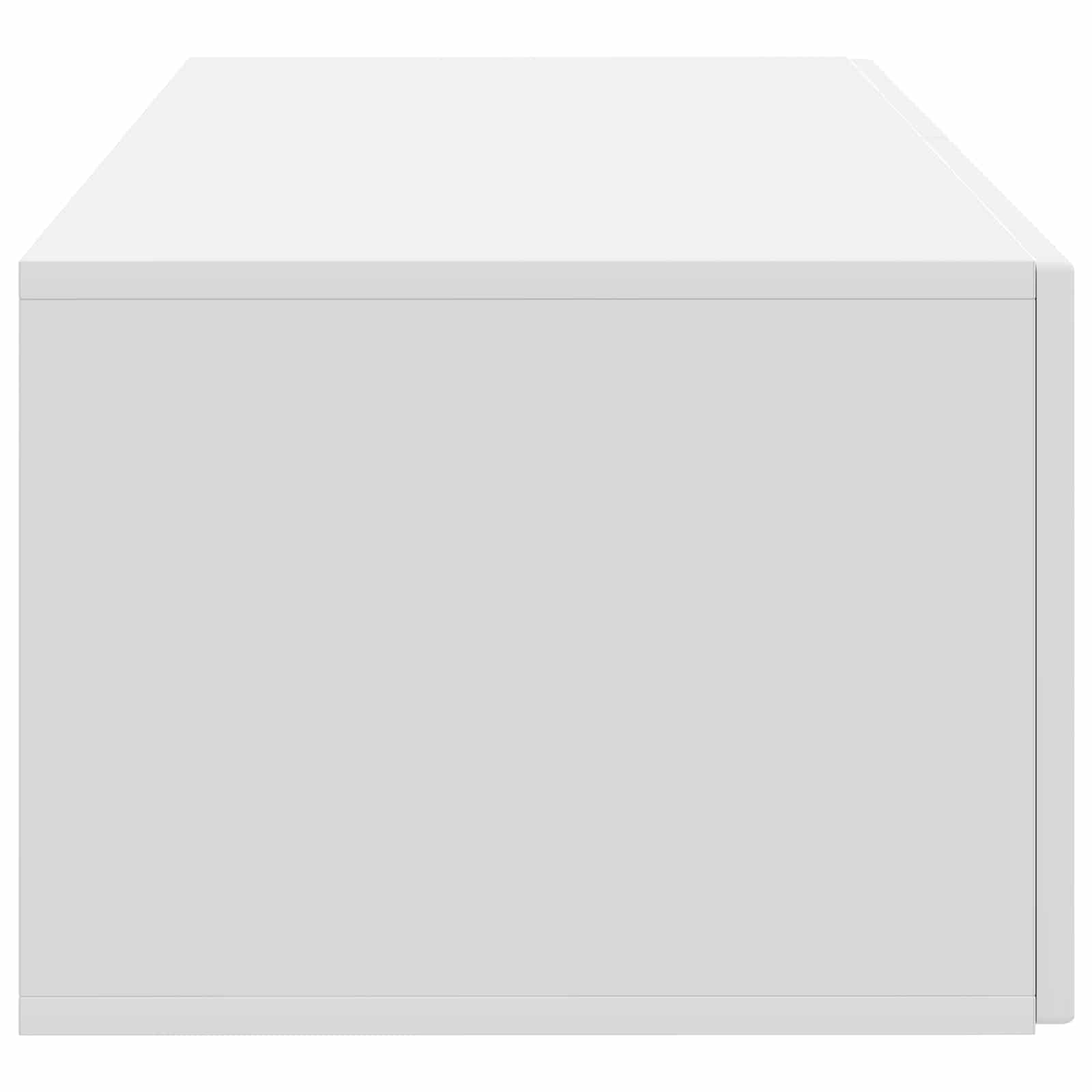 Wandbeugel TV-kast Wit 78,5 x 41 x 30 cm Bewerkt hout is nu te koop bij PeponiXL, paradijselijk wonen!