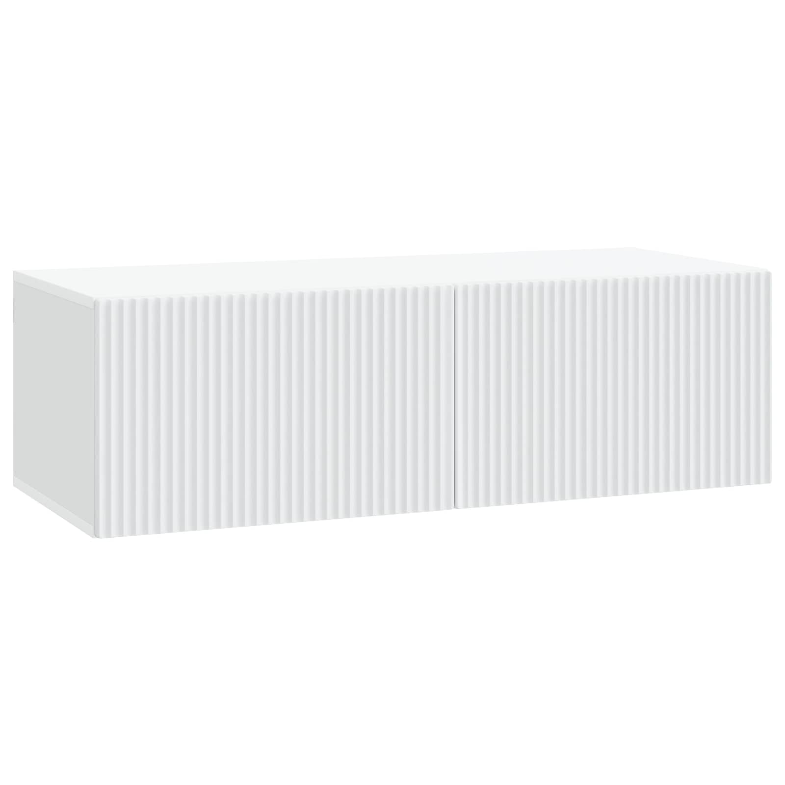 Wandbeugel TV-kast Wit 98 x 41 x 30 cm Bewerkt hout is nu te koop bij PeponiXL, paradijselijk wonen!