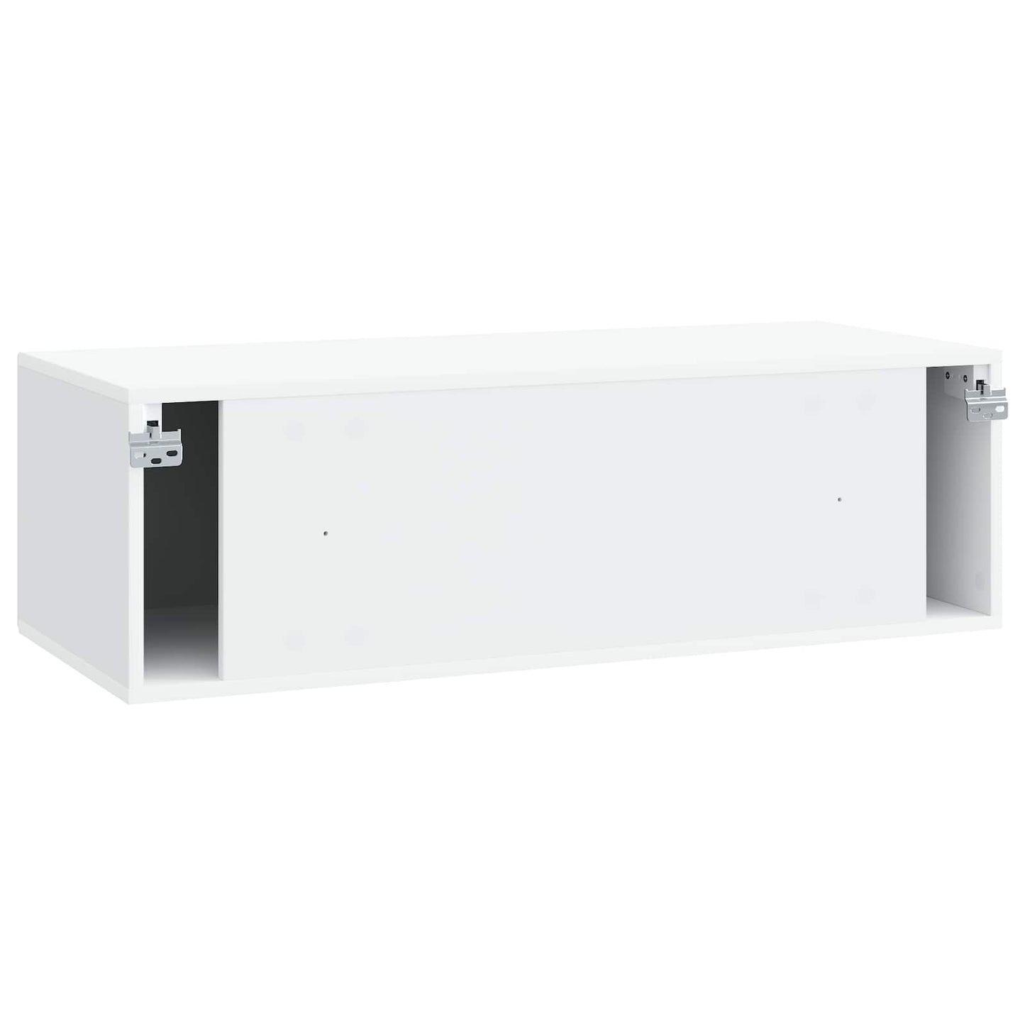 Wandbeugel TV-kast Wit 98 x 41 x 30 cm Bewerkt hout is nu te koop bij PeponiXL, paradijselijk wonen!
