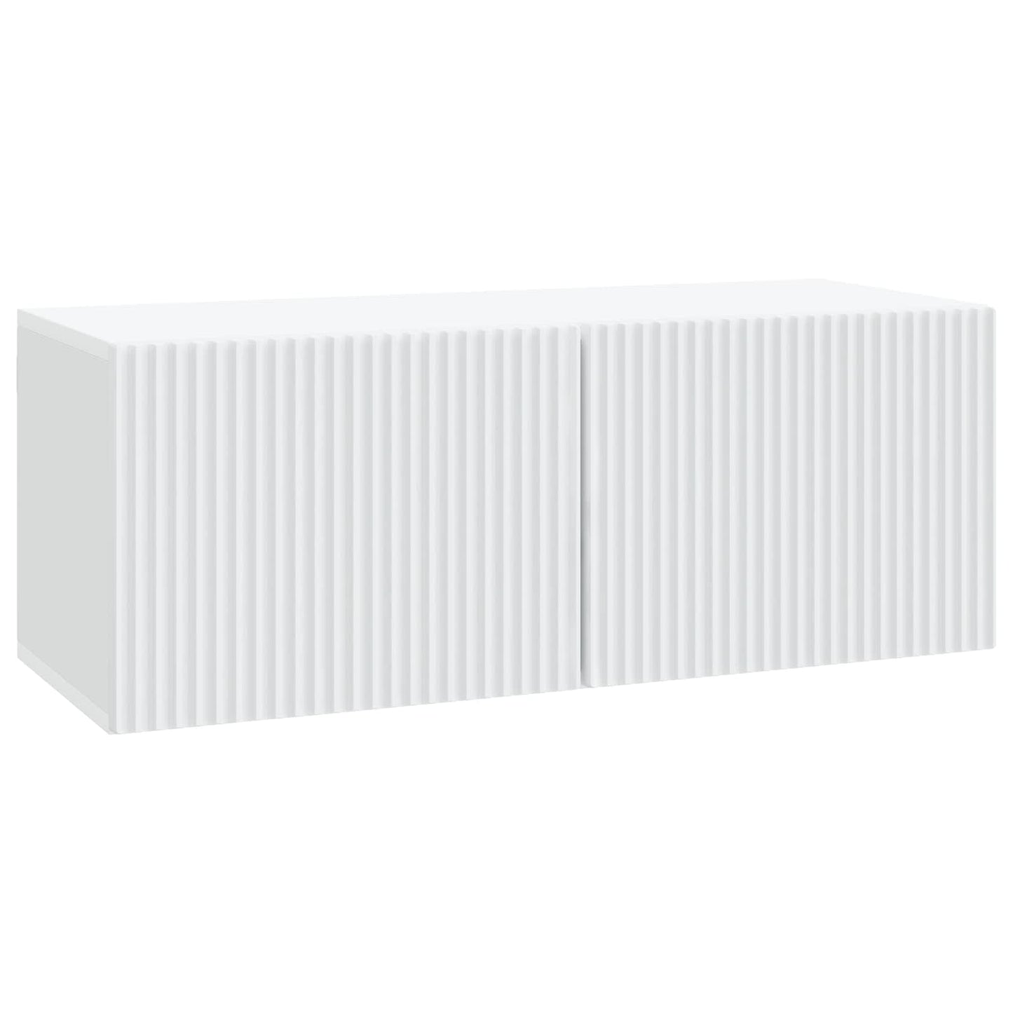 Wandbeugel TV-kast Wit 78,5 x 31 x 30 cm Bewerkt hout is nu te koop bij PeponiXL, paradijselijk wonen!