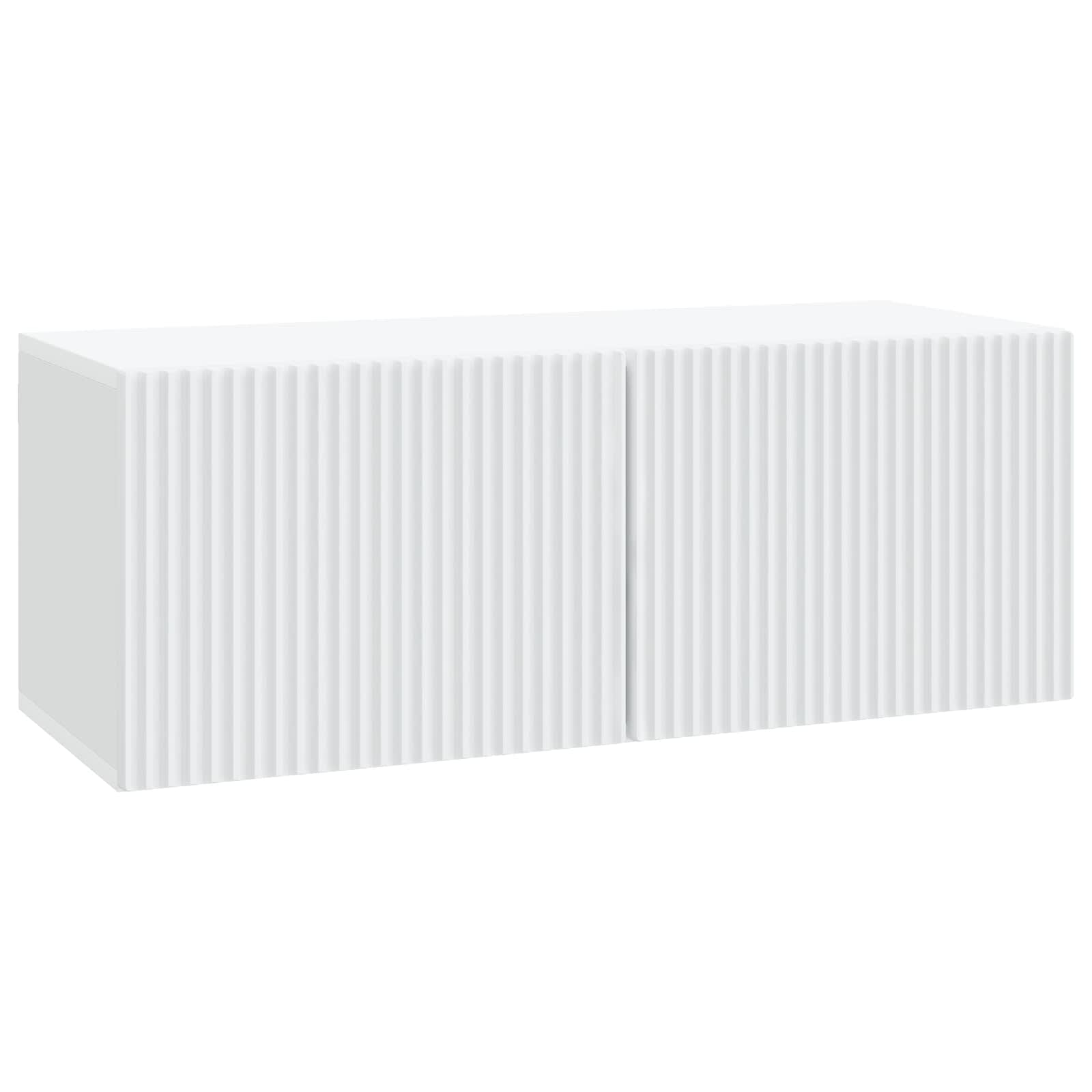 Wandbeugel TV-kast Wit 78,5 x 31 x 30 cm Bewerkt hout is nu te koop bij PeponiXL, paradijselijk wonen!