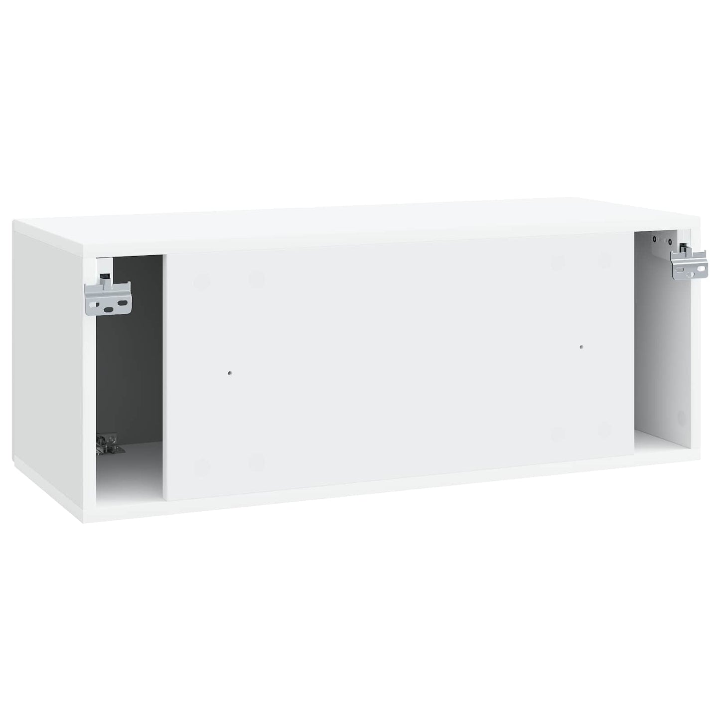 Wandbeugel TV-kast Wit 78,5 x 31 x 30 cm Bewerkt hout is nu te koop bij PeponiXL, paradijselijk wonen!