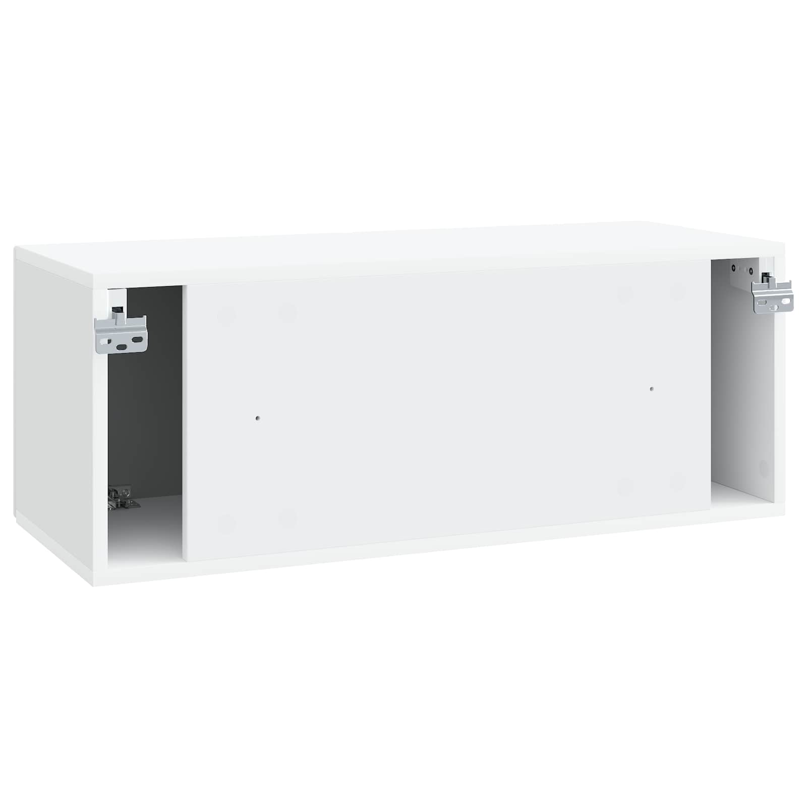 Wandbeugel TV-kast Wit 78,5 x 31 x 30 cm Bewerkt hout is nu te koop bij PeponiXL, paradijselijk wonen!
