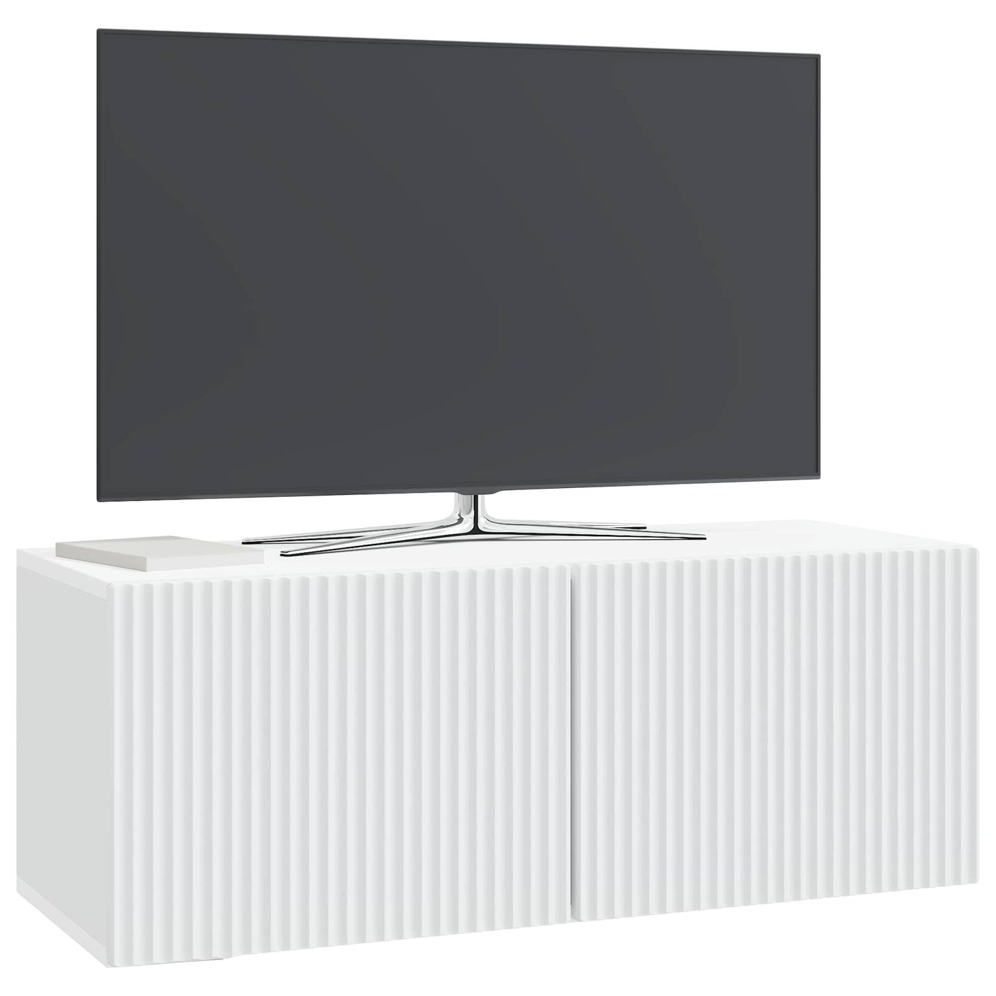 Wandbeugel TV-kast Wit 78,5 x 31 x 30 cm Bewerkt hout is nu te koop bij PeponiXL, paradijselijk wonen!