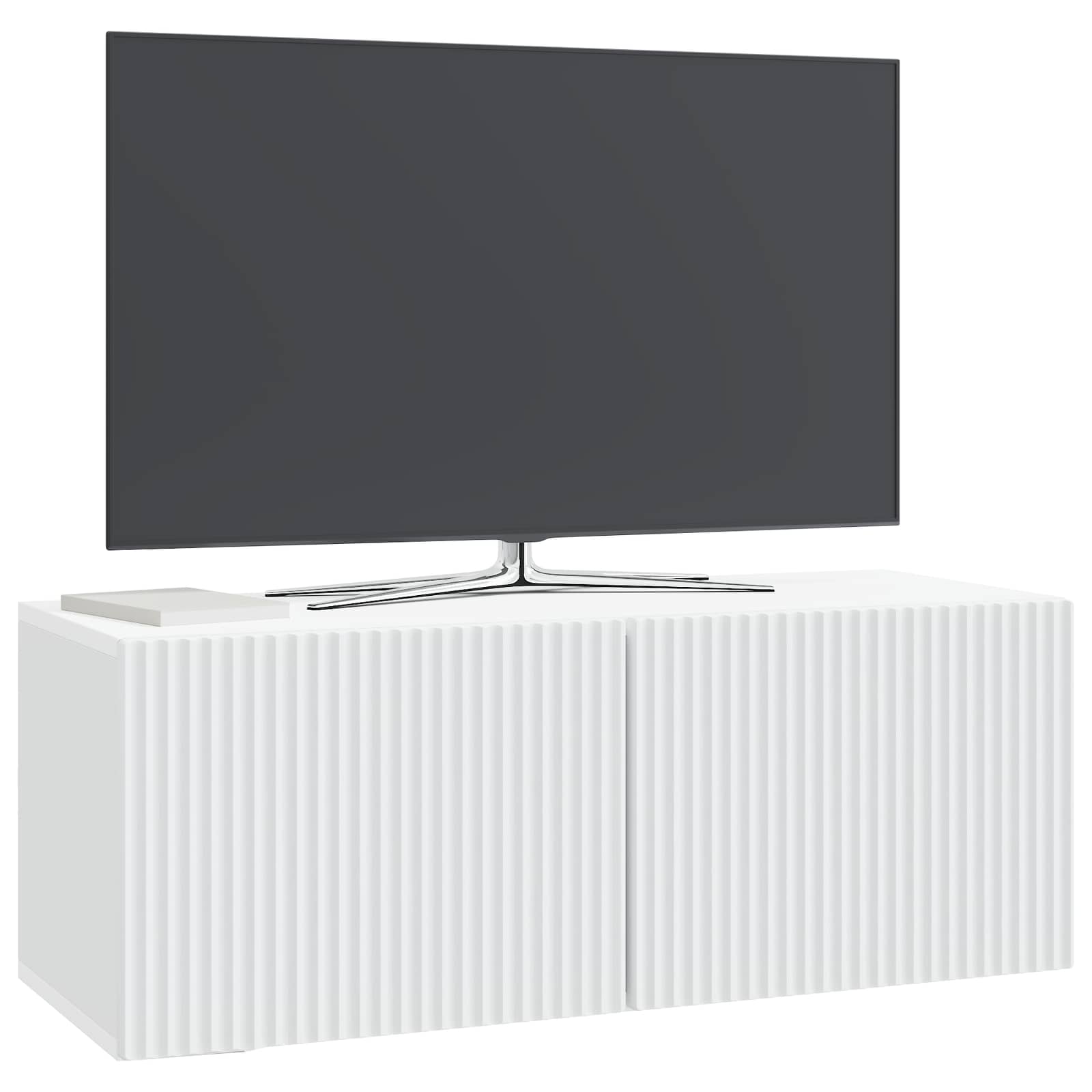 Wandbeugel TV-kast Wit 78,5 x 31 x 30 cm Bewerkt hout is nu te koop bij PeponiXL, paradijselijk wonen!