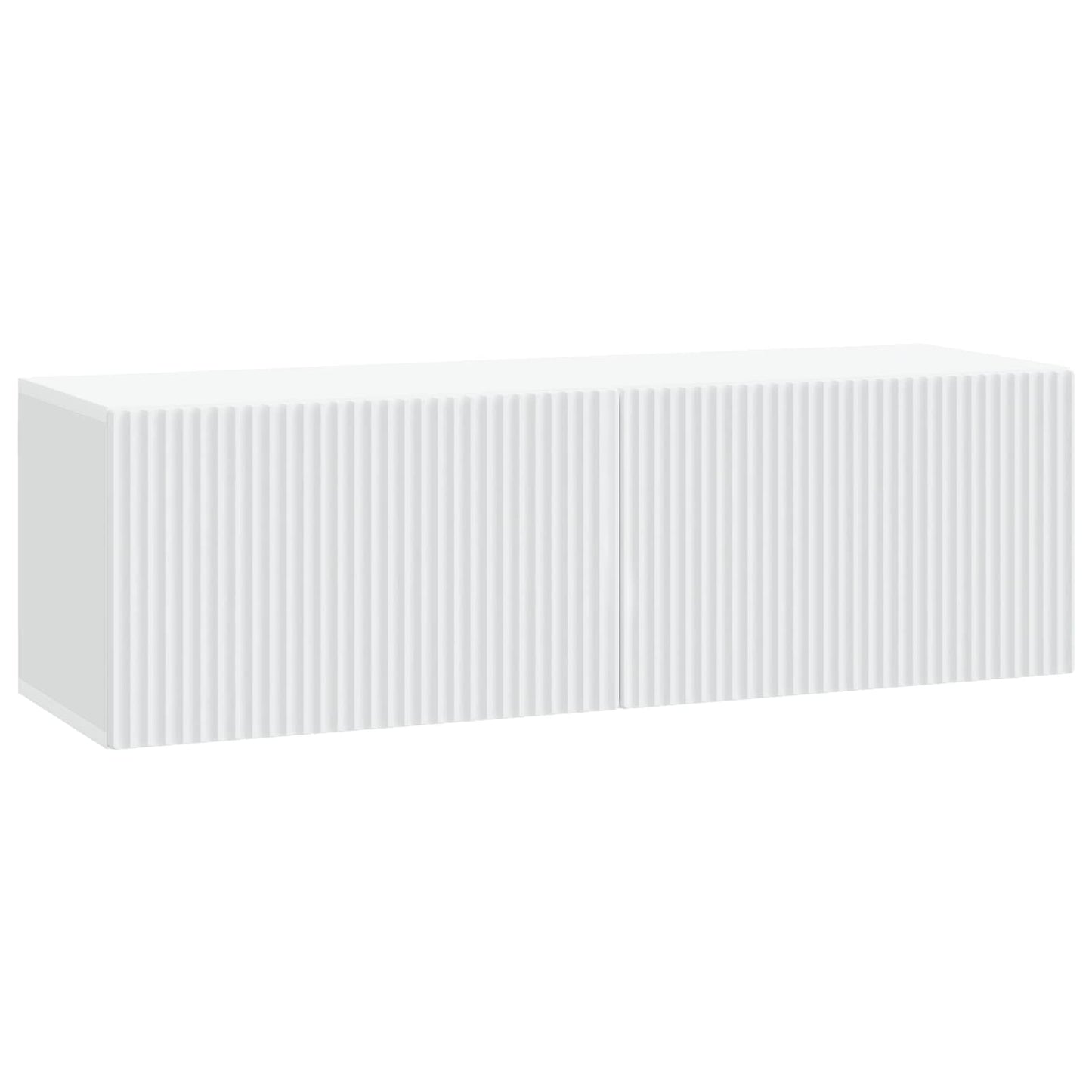 Wandbeugel TV-kast Wit 98 x 31 x 30 cm Bewerkt hout is nu te koop bij PeponiXL, paradijselijk wonen!