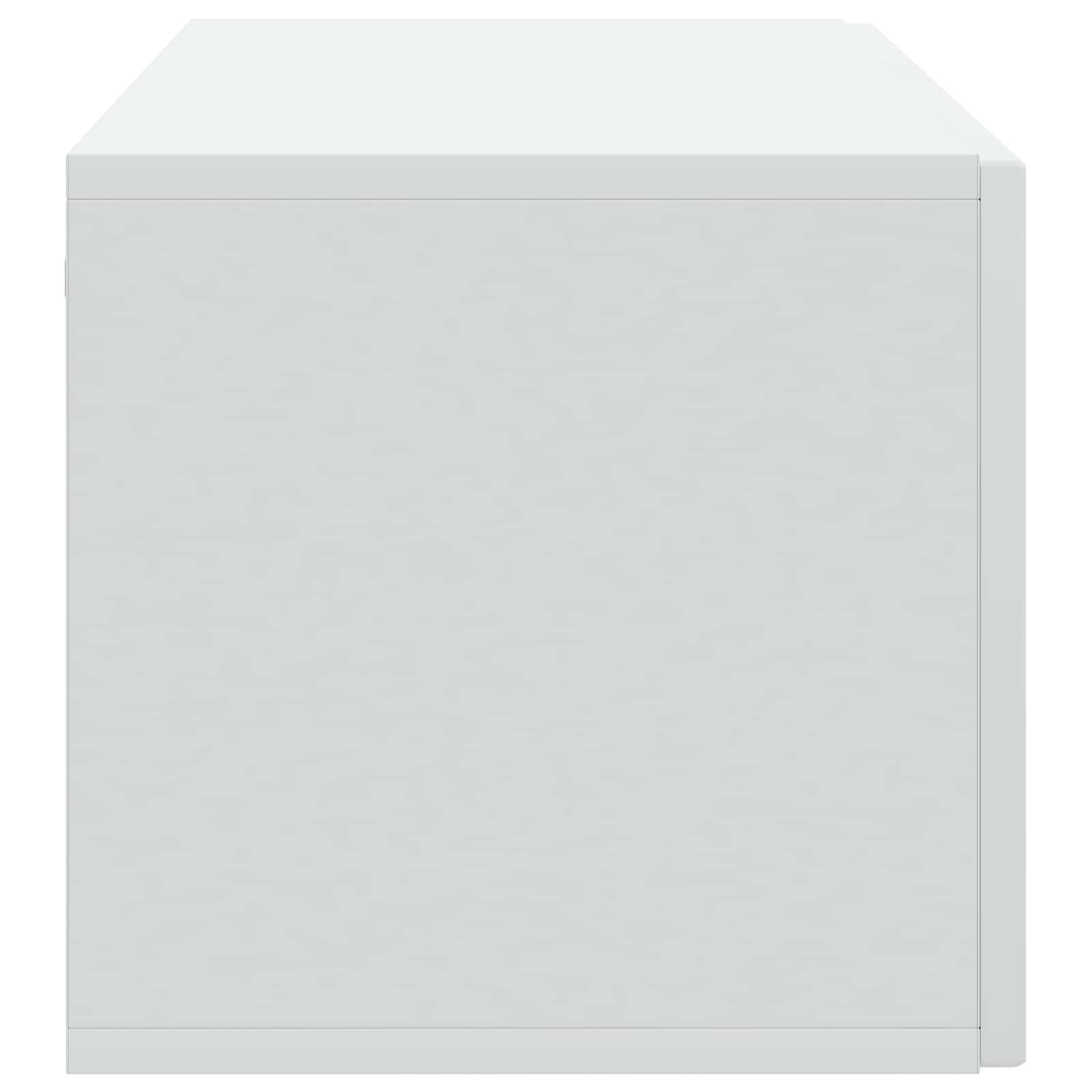 Wandbeugel TV-kast Wit 98 x 31 x 30 cm Bewerkt hout is nu te koop bij PeponiXL, paradijselijk wonen!