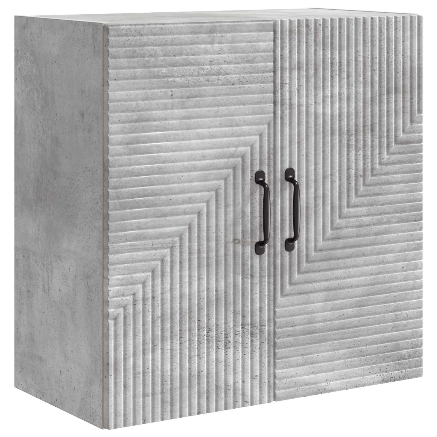 Wandkast Betongrijs 59 x 31 x 60 cm Bewerkt hout is nu te koop bij PeponiXL, paradijselijk wonen!