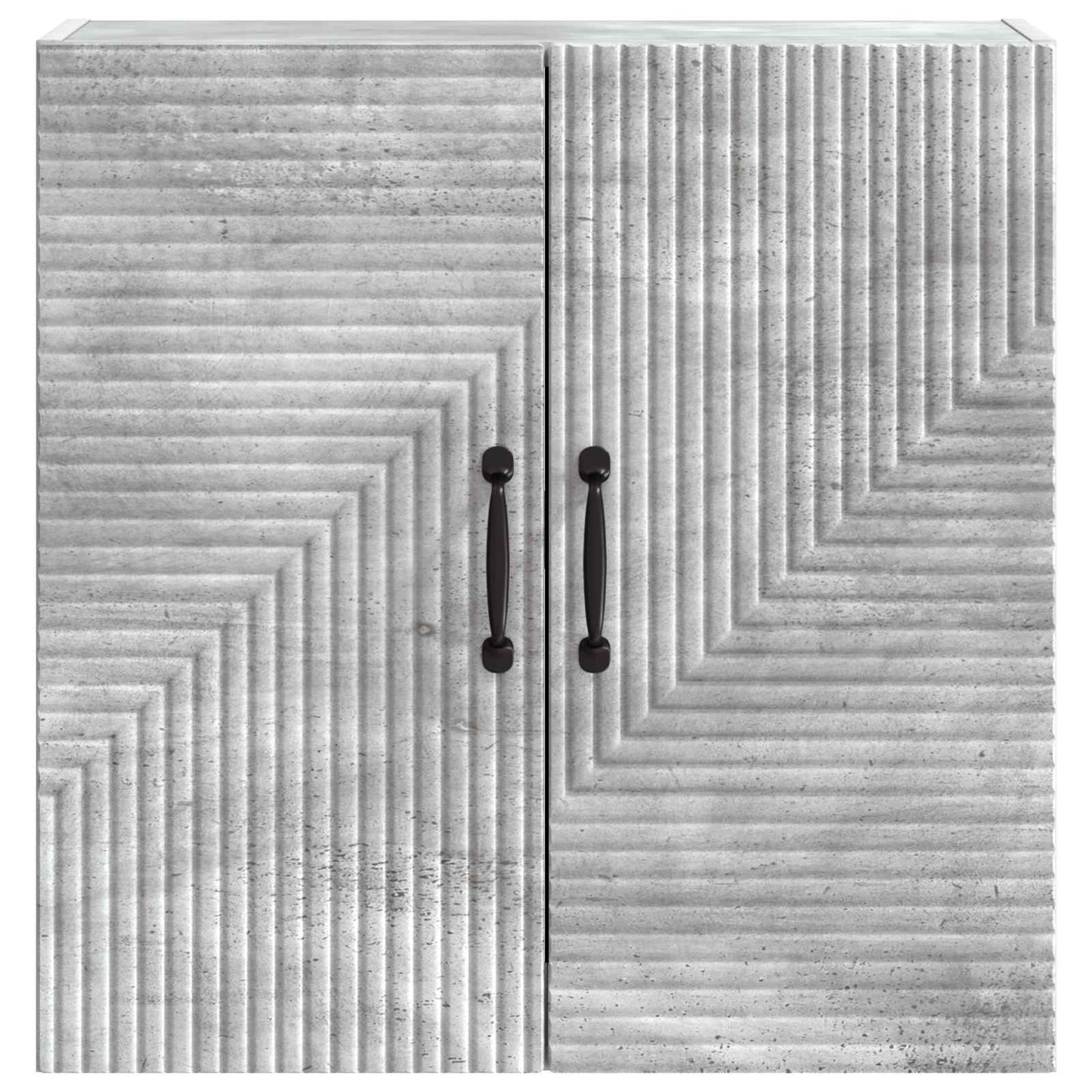 Wandkast Betongrijs 59 x 31 x 60 cm Bewerkt hout is nu te koop bij PeponiXL, paradijselijk wonen!