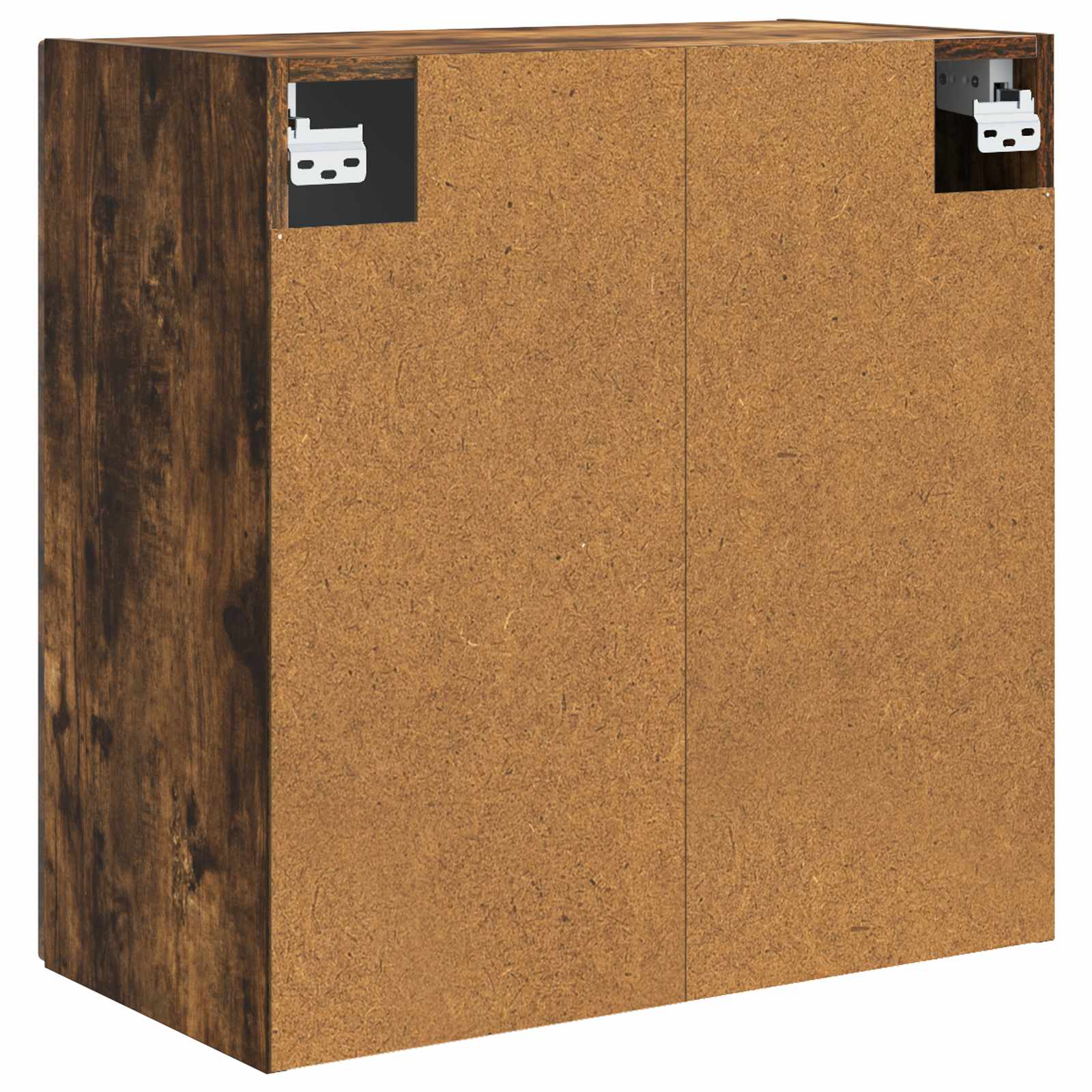 Wandkast Gerookt eiken 59 x 31 x 60 cm Bewerkt hout is nu te koop bij PeponiXL, paradijselijk wonen!