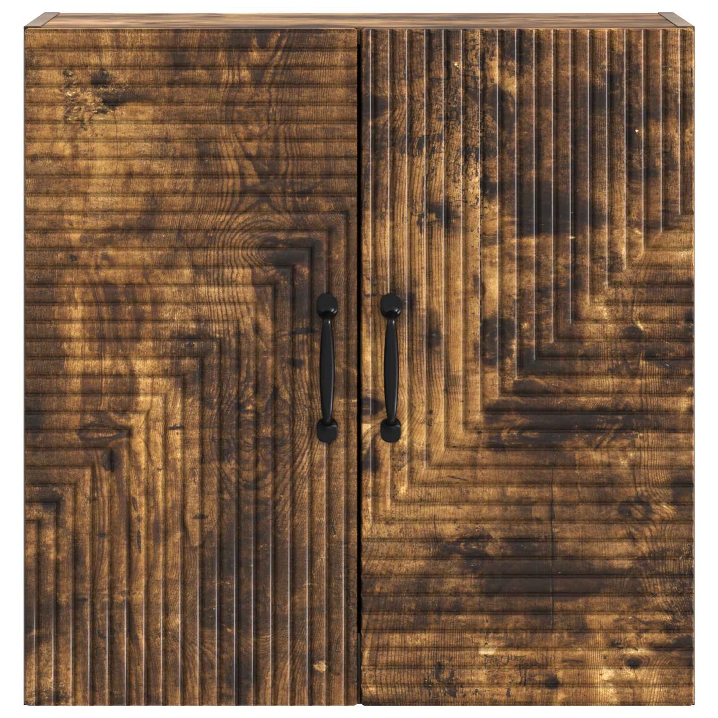 Wandkast Gerookt eiken 59 x 31 x 60 cm Bewerkt hout is nu te koop bij PeponiXL, paradijselijk wonen!