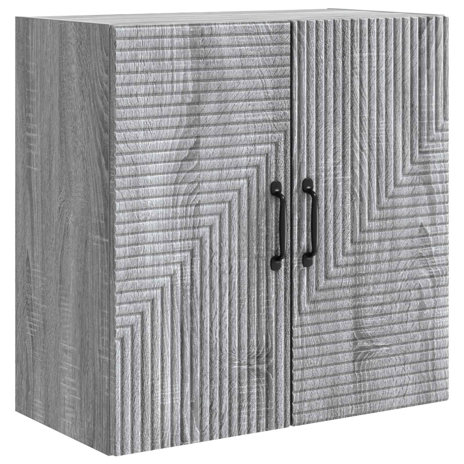 Wandkast Grijs Sonoma 59 x 31 x 60 cm Bewerkt hout is nu te koop bij PeponiXL, paradijselijk wonen!