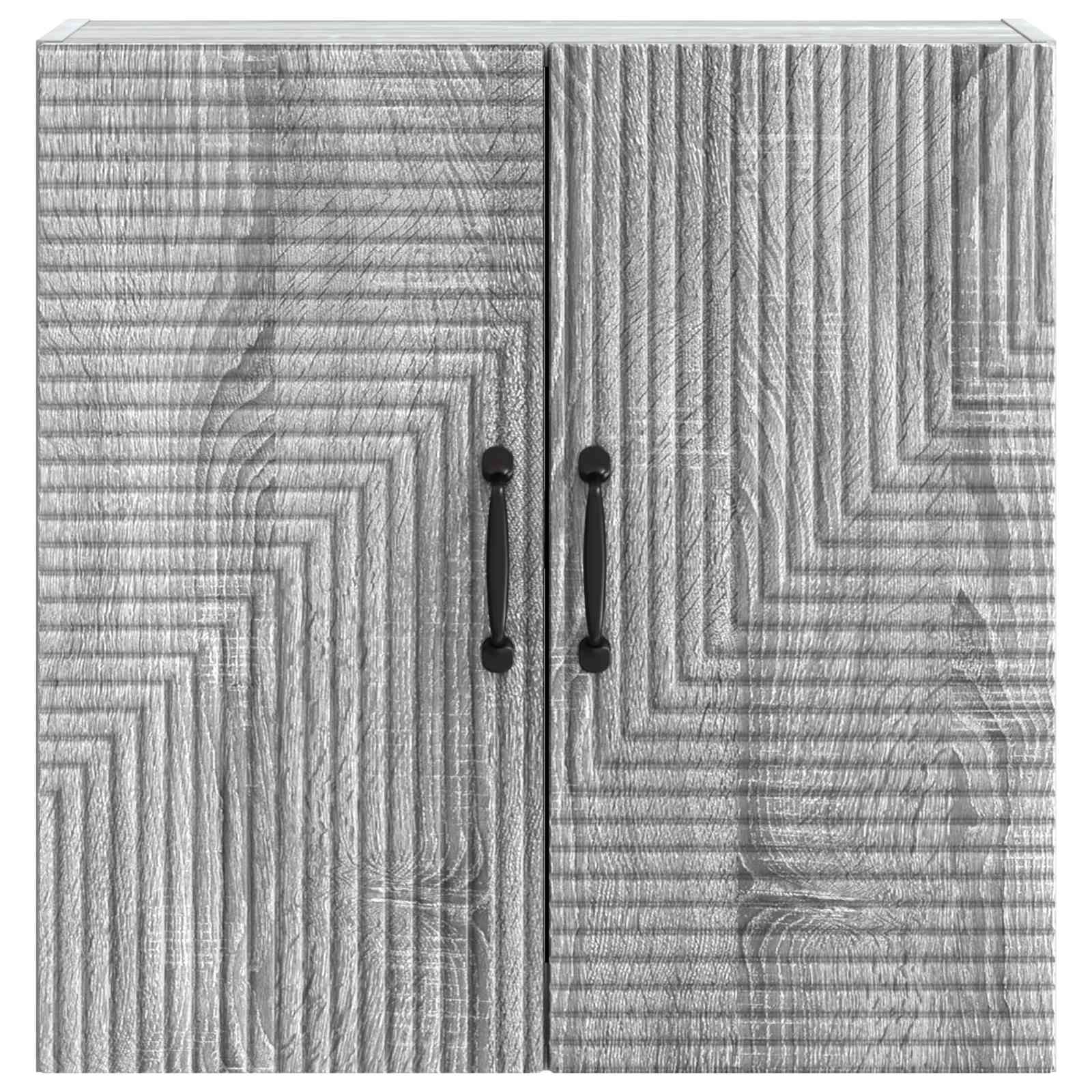 Wandkast Grijs Sonoma 59 x 31 x 60 cm Bewerkt hout is nu te koop bij PeponiXL, paradijselijk wonen!