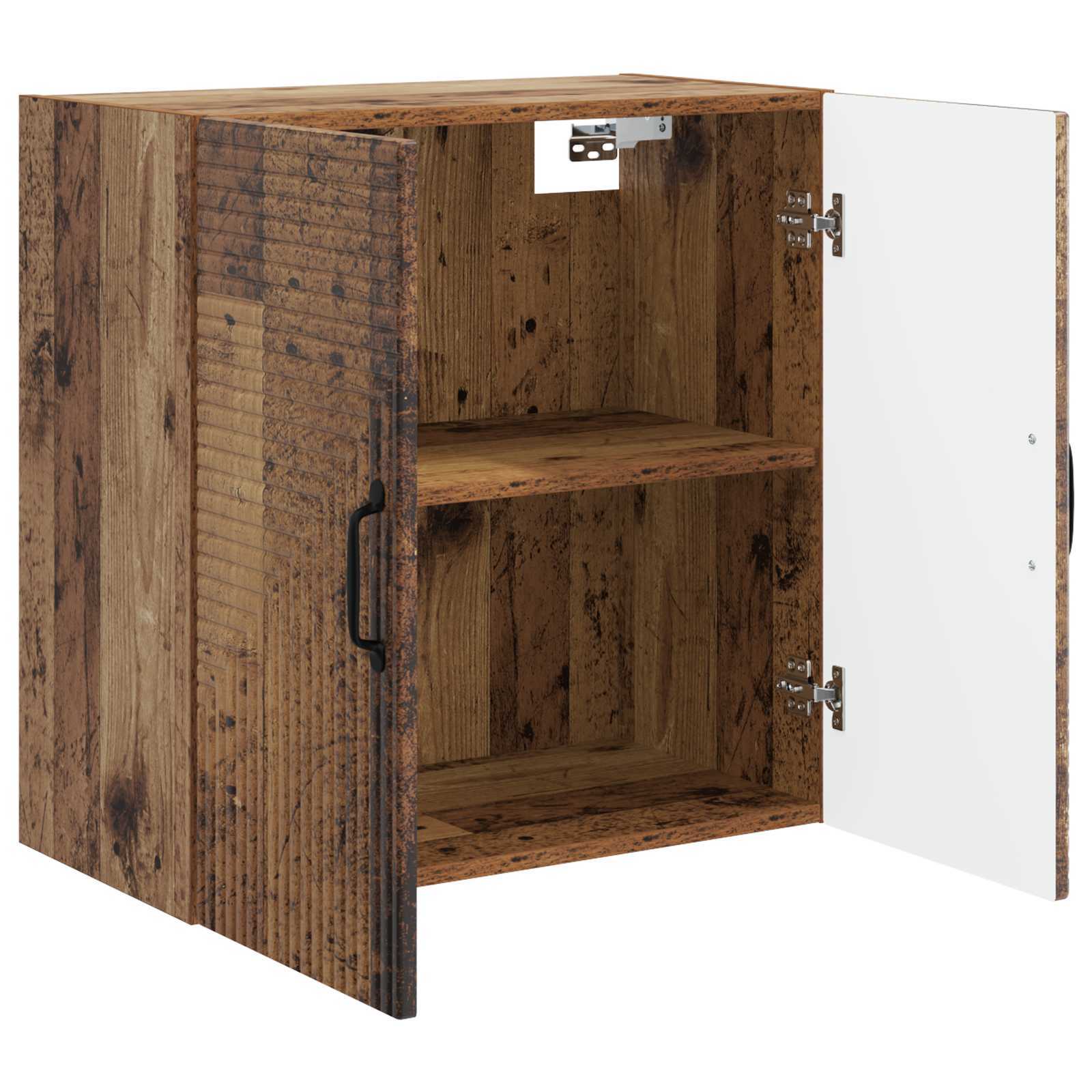 Wandkast Oud hout 59 x 31 x 60 cm Bewerkt hout is nu te koop bij PeponiXL, paradijselijk wonen!