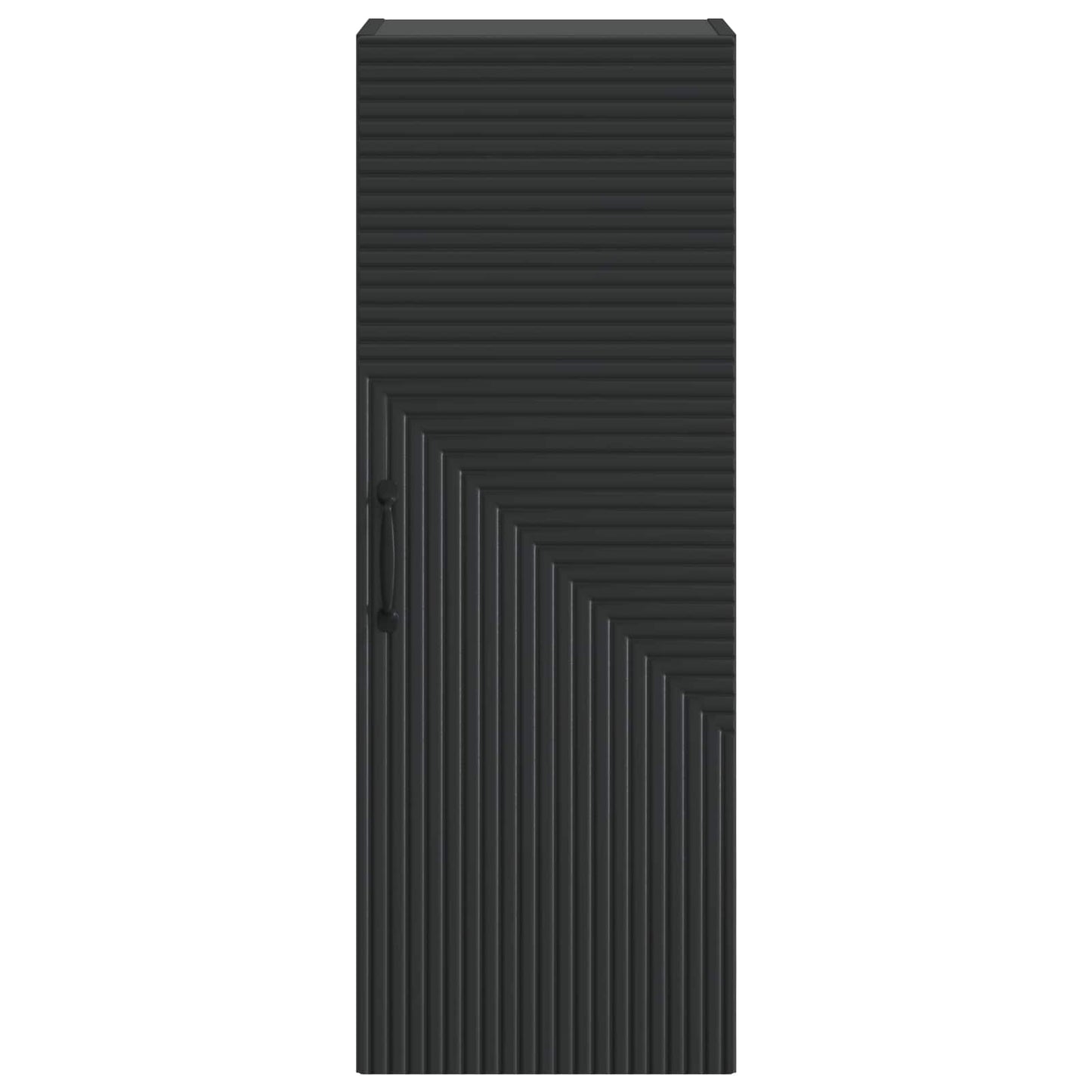 Wandkast Zwart 33 x 34,5 x 90 cm Bewerkt hout is nu te koop bij PeponiXL, paradijselijk wonen!