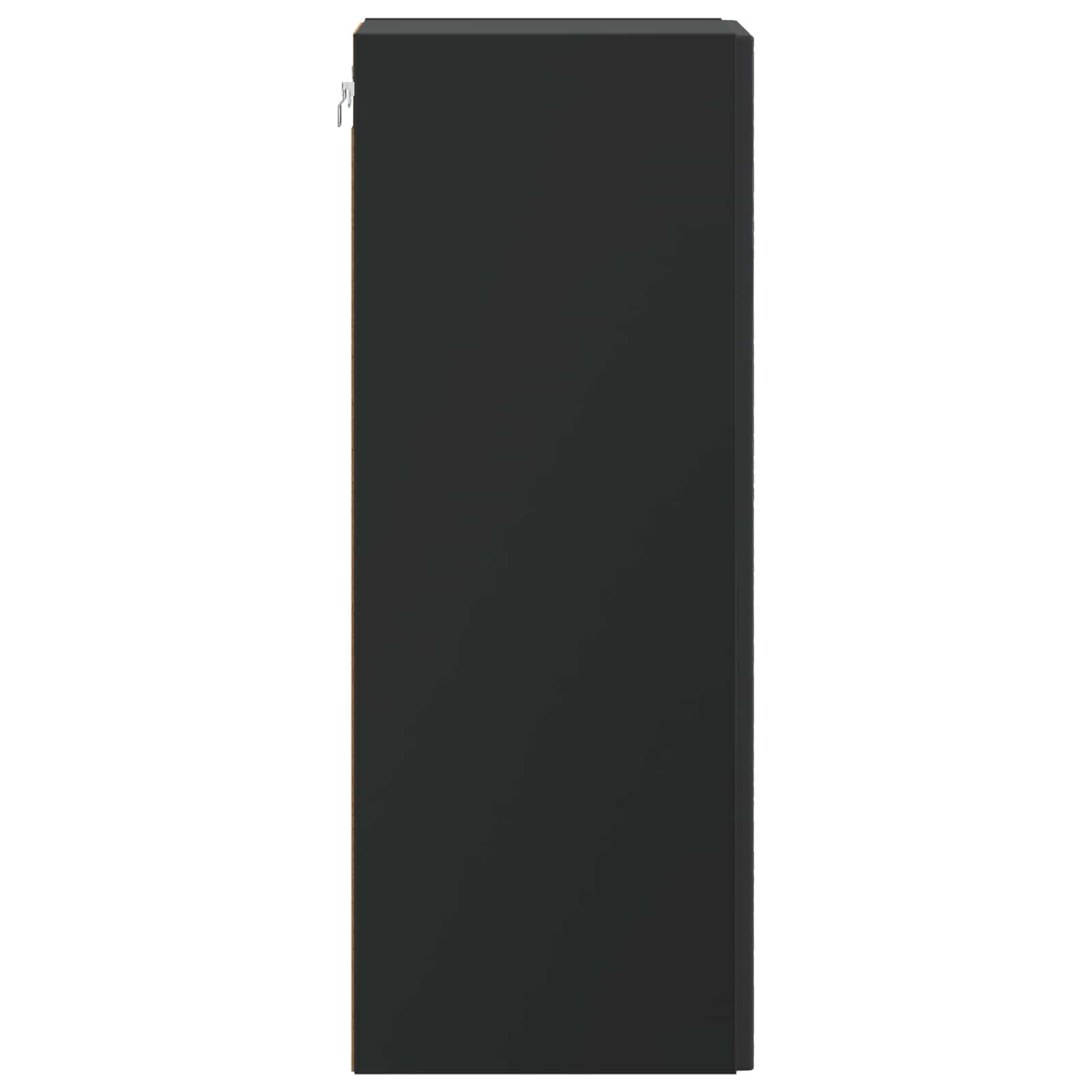 Wandkast Zwart 33 x 34,5 x 90 cm Bewerkt hout is nu te koop bij PeponiXL, paradijselijk wonen!