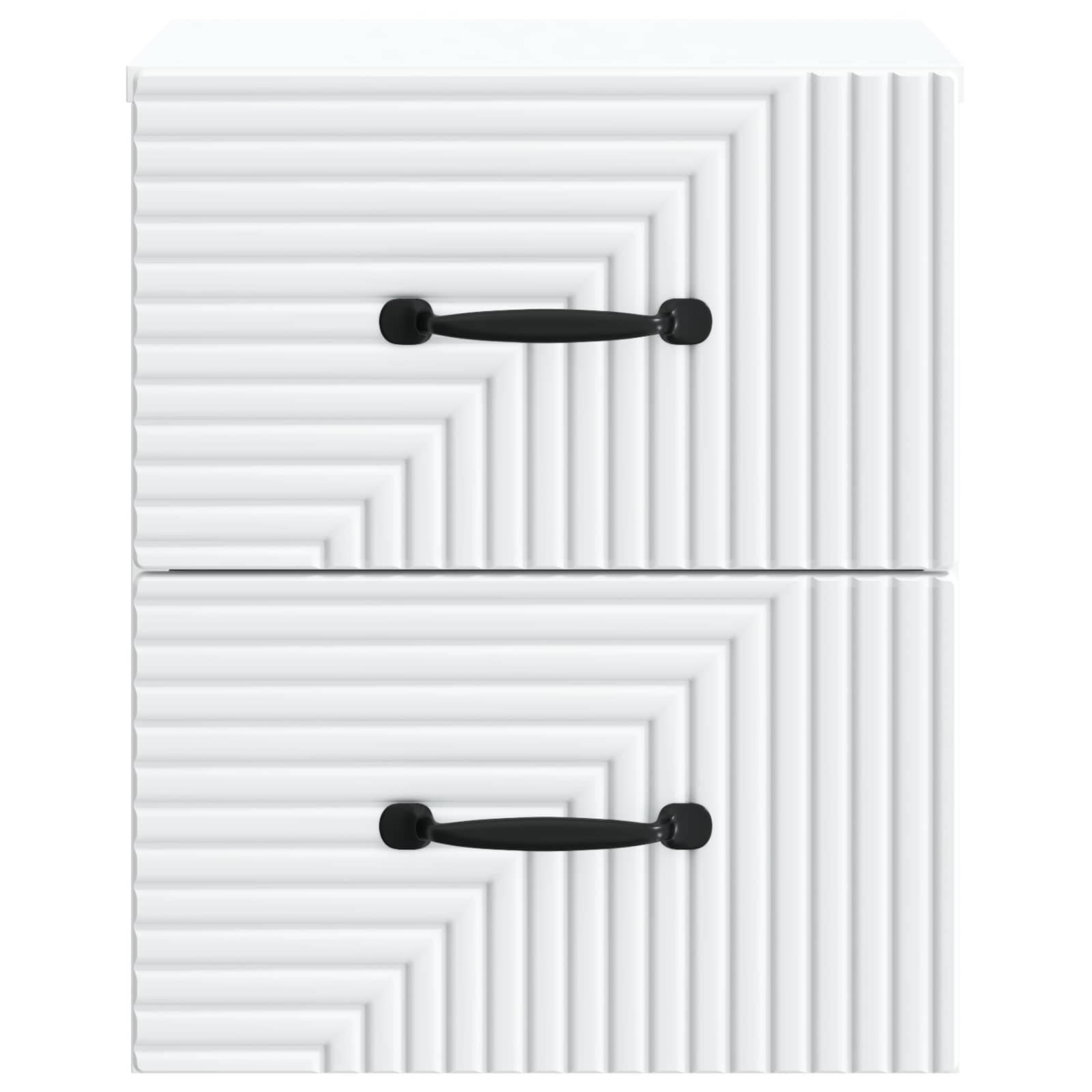 Wandbeugel Bedkast met lade Wit 34,5 x 33 x 40 cm Bewerkt hout is nu te koop bij PeponiXL, paradijselijk wonen!