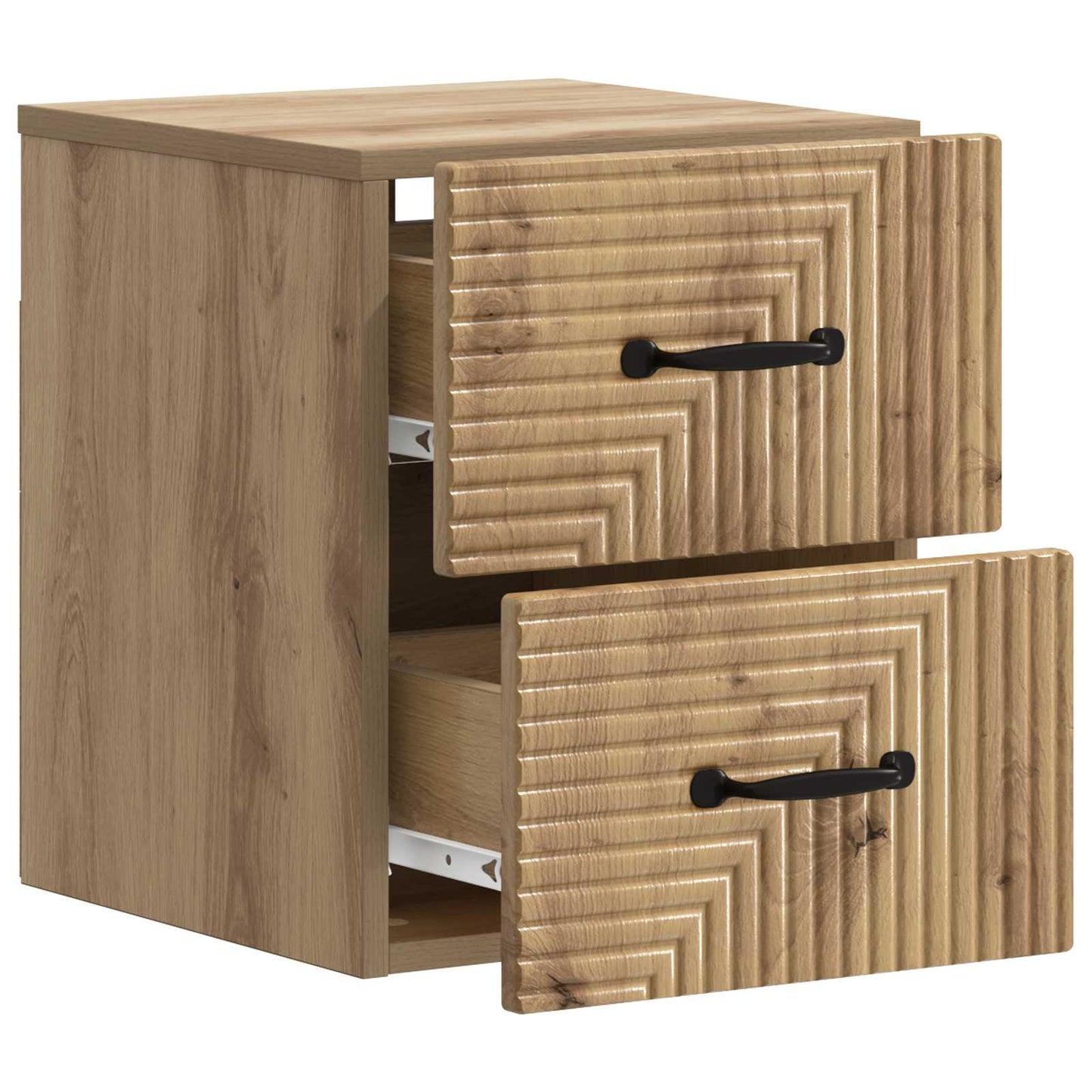 Wandbeugel Bedkast Artisanaal eiken 34,5 x 33 x 40 cm is nu te koop bij PeponiXL, paradijselijk wonen!