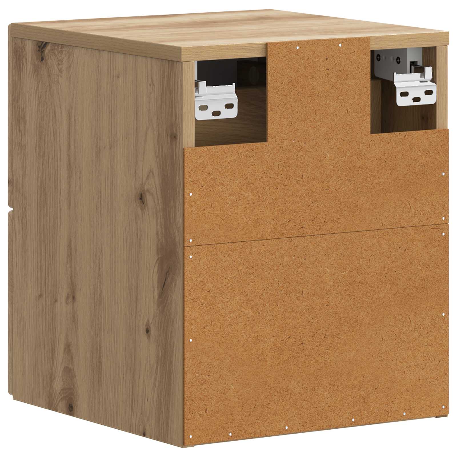 Wandbeugel Bedkast Artisanaal eiken 34,5 x 33 x 40 cm is nu te koop bij PeponiXL, paradijselijk wonen!